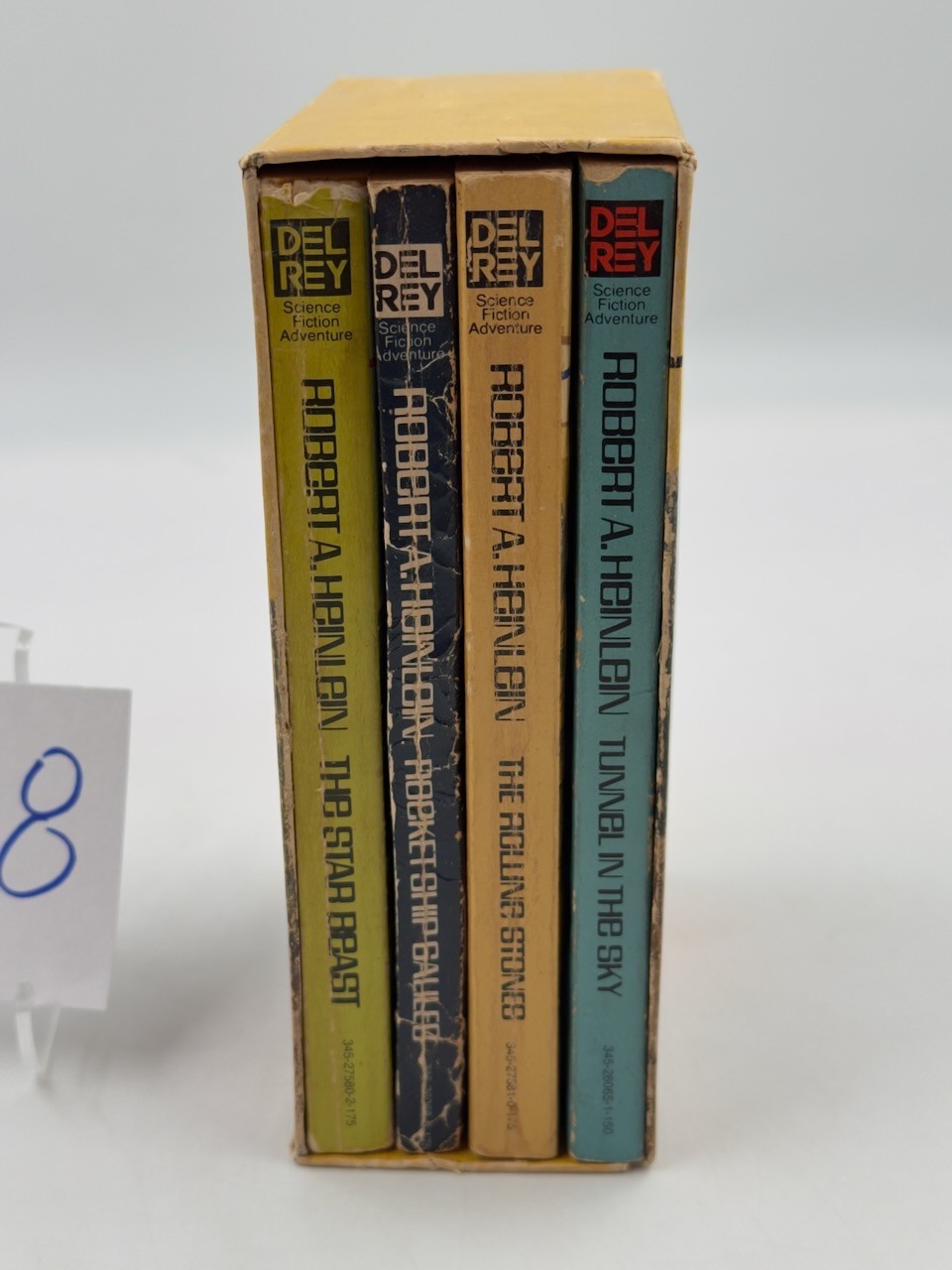 Robert Heinlein PB Del Rey Future Worlds of Box Set 4 Books, 1978
