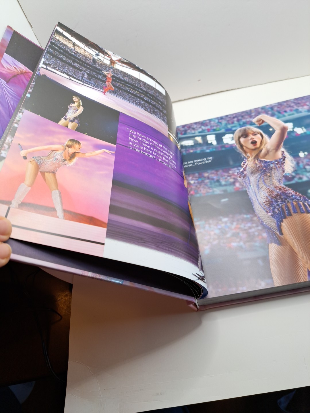 Taylor Swift The Eras Tour Book Hardcover Multicolor Cover