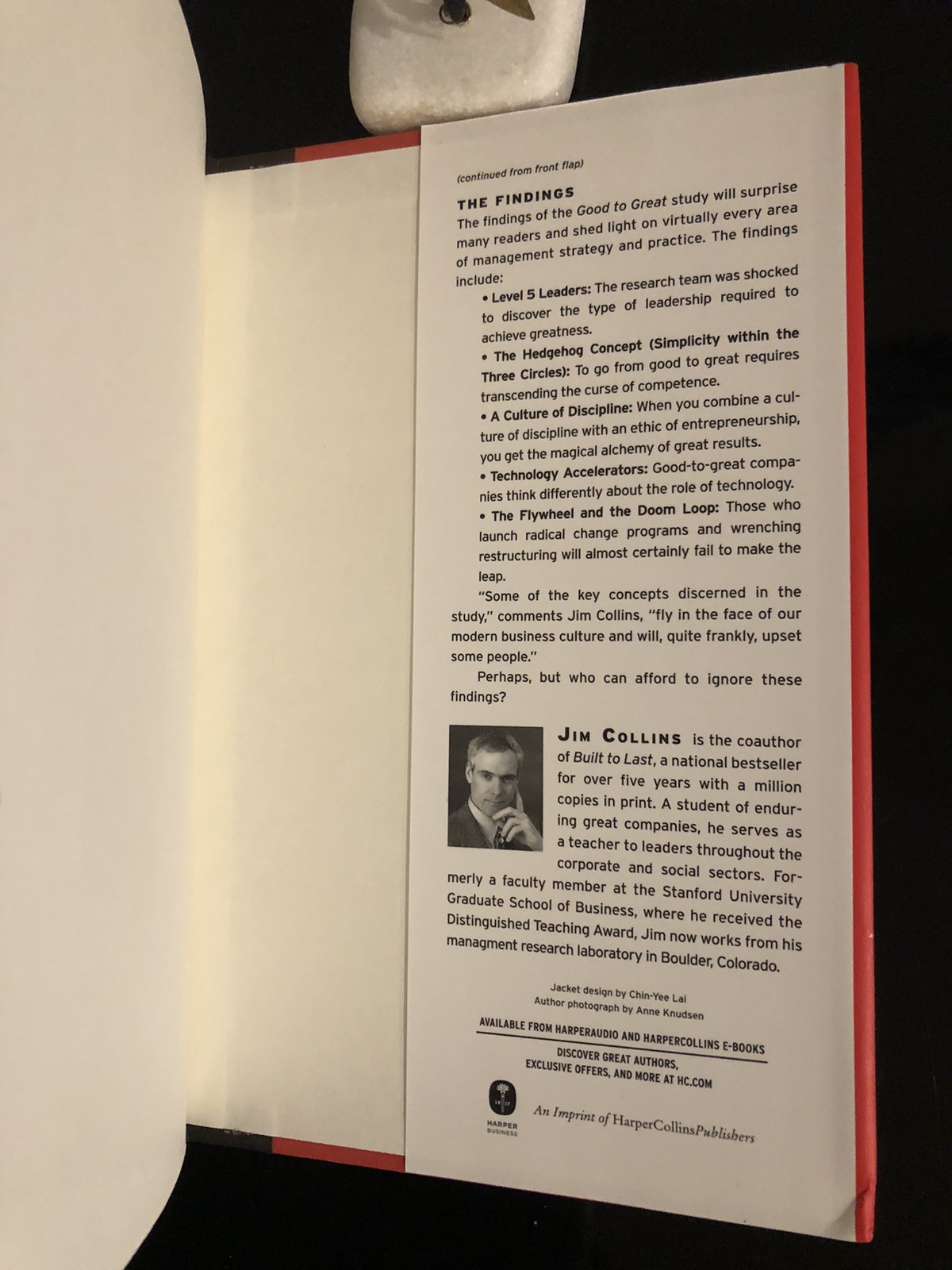 Jim Collins Good To Great Harper Business 2001 First Edition H/C D/J L/N Econom.