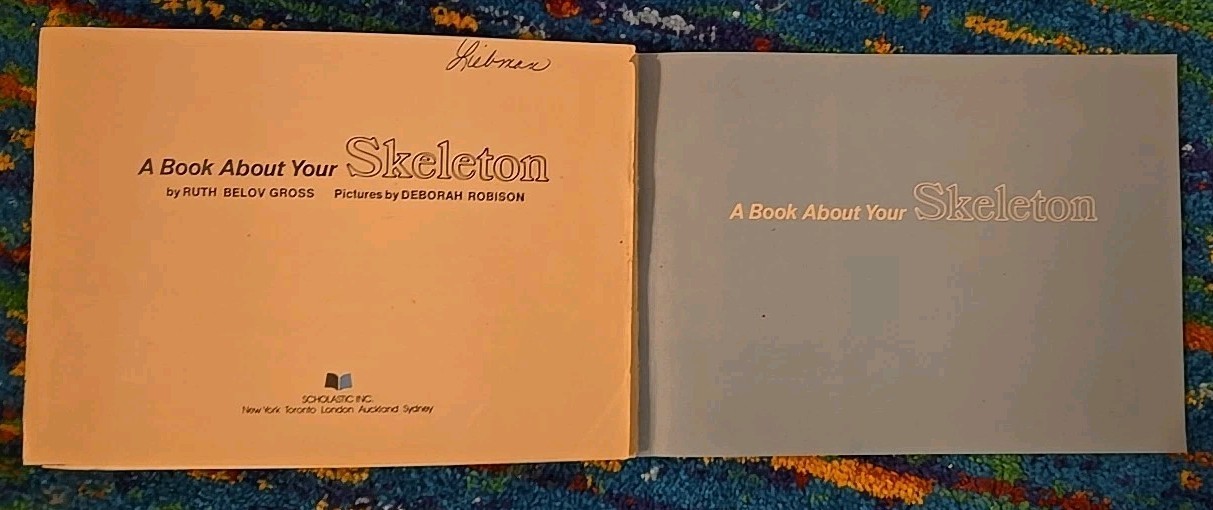 VTG 90s 80s 70s „Human Bodies“ Childrens Book Lot – Skeleton, Germs, Heart, Feel