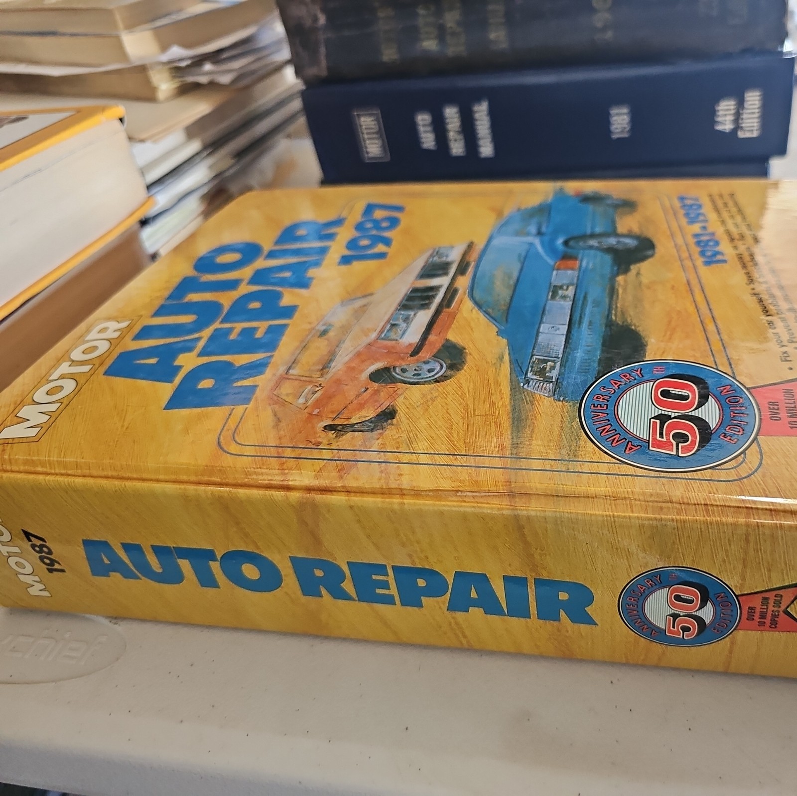 MOTOR Auto Repair Manual 50th Edition 1981-1987 • First Printing – Hardcover