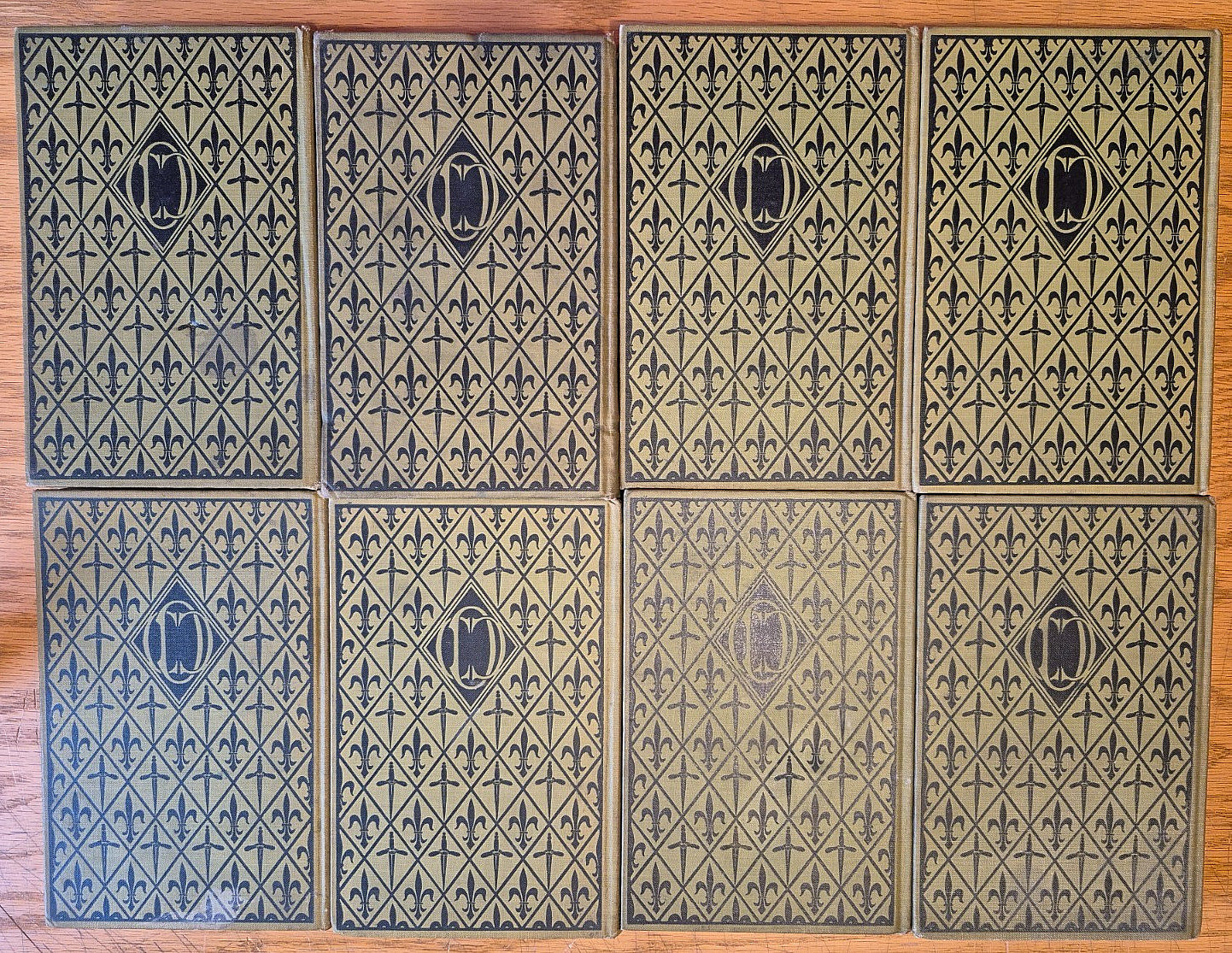 Celebrated Crimes by Alexander Dumas: Complete Set of 8. Brunswick Ed. HC 1895