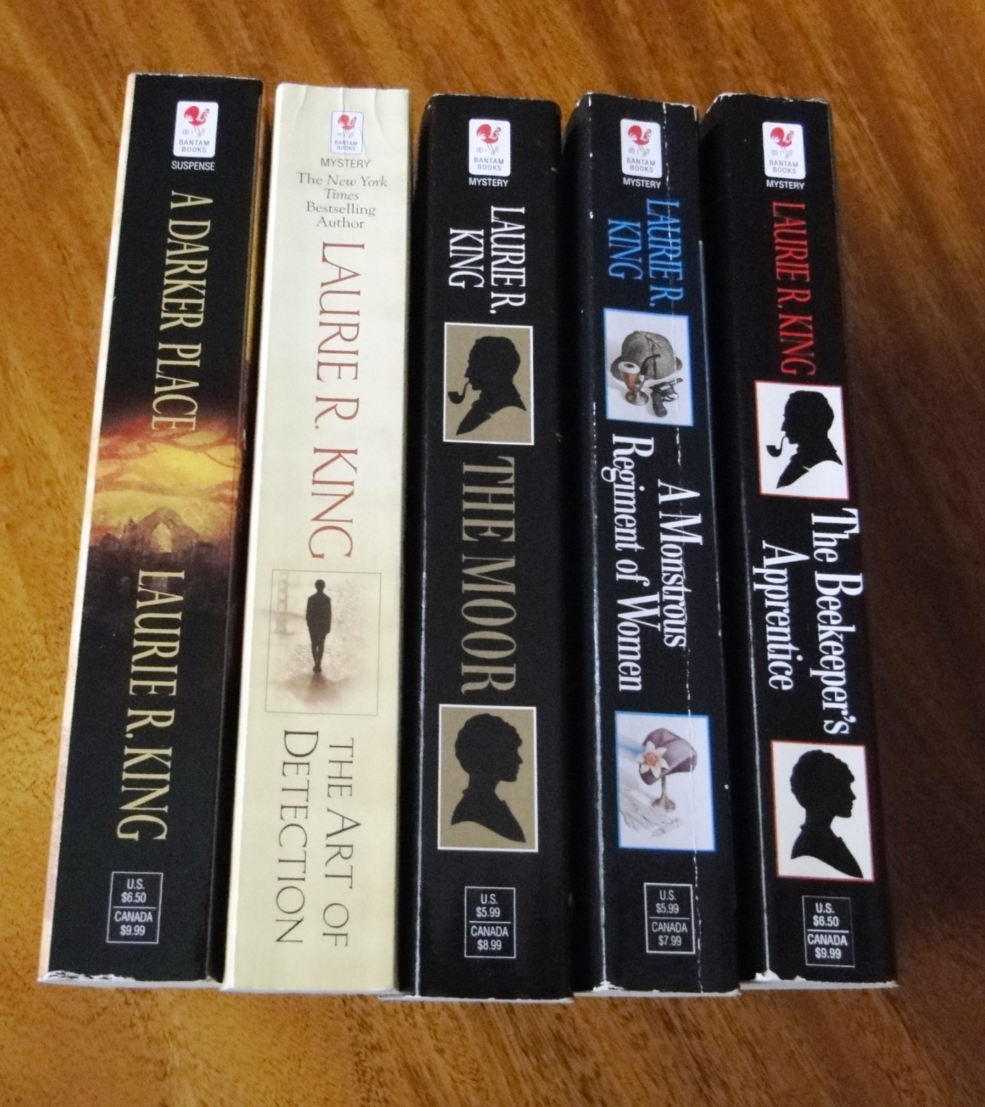 Lot of 5 Bks by Laurie R. King – Mary Russell & Sherlock Holmes & Martinelli PB