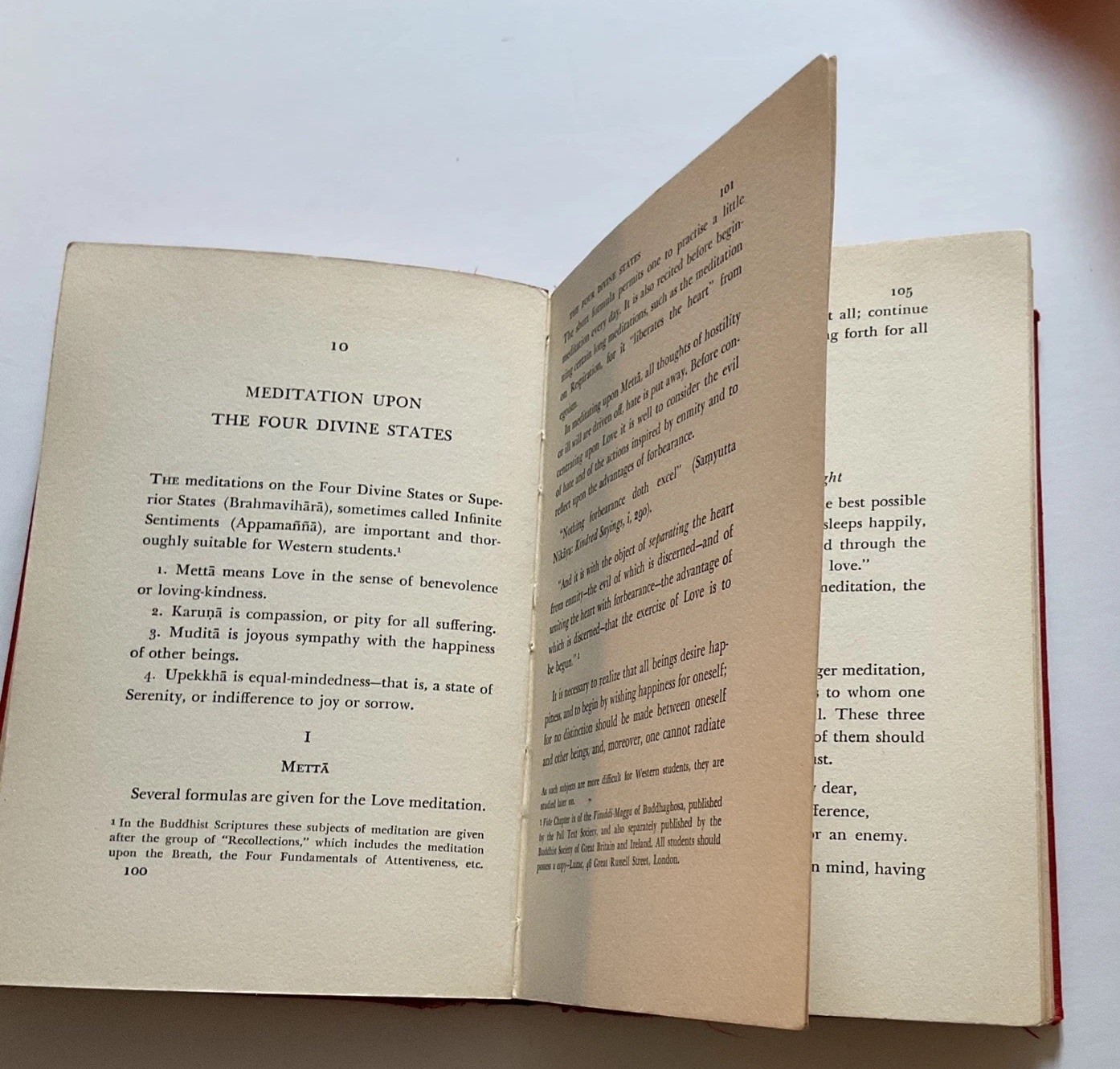 BUDDHIST MEDITATION IN THE SOUTHERN SCHOOL – Lounsbery – First American Ed 1935
