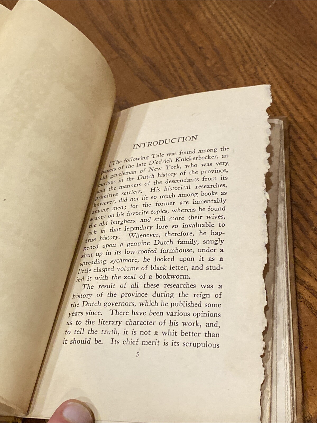 Antique RIP-VAN WINKLE BY WASHINGTON IRVIN HARD COVER BORSE & HOPKINS 47 Pages