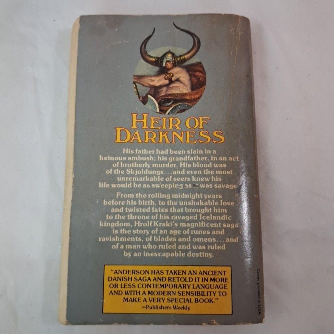 Hrolf Kraki’s Saga By Poul Anderson (1973 PB) Ballantine Del Rey Fantasy 1st Ed