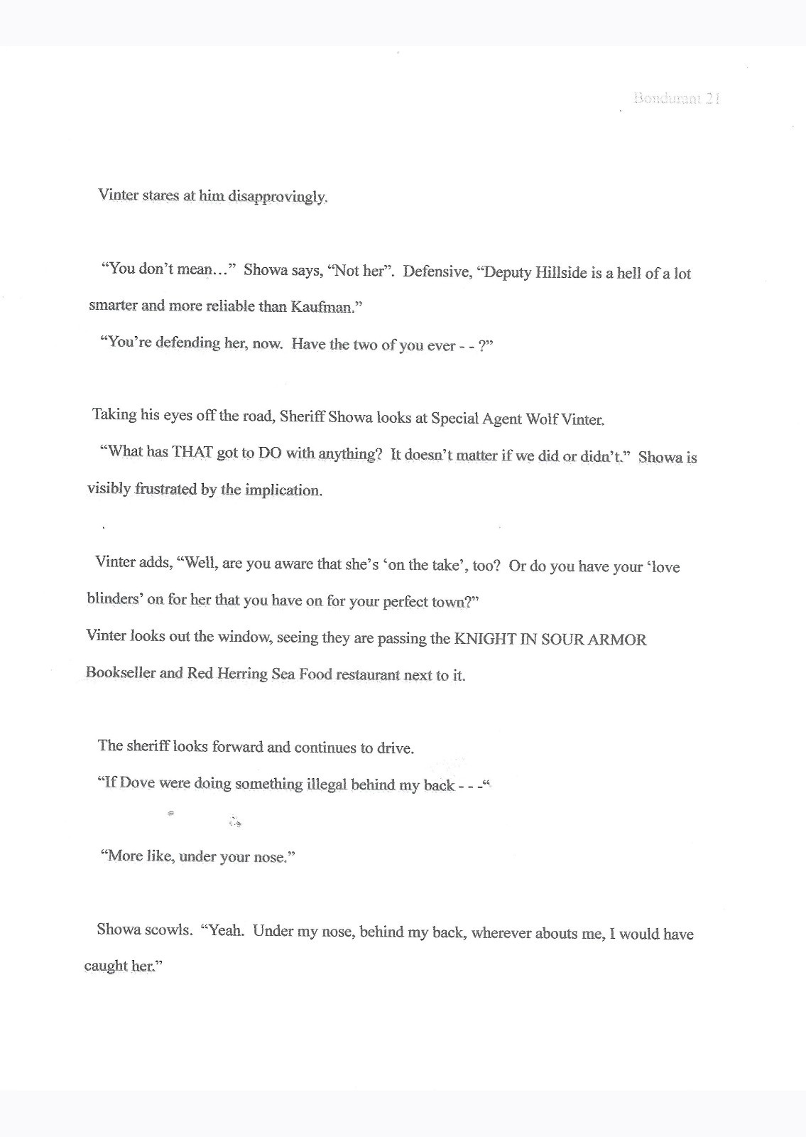 THRUSHCROSS GRANGE & SUPERFLUOUS Nonsense, Durant Books – novella & art