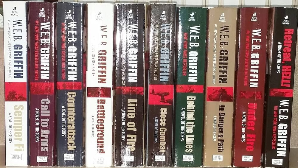 COMPLETE Series Lot of 10 The Corps by W.E.B. Griffin