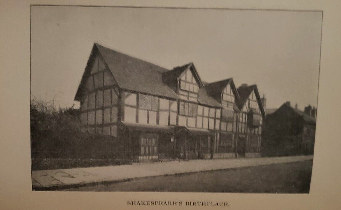 1910 CATALOGUE OF SHAKESPEARE BIRTHPLACE,Art,History, BIRTHPLACE Pamphlet/Ticket