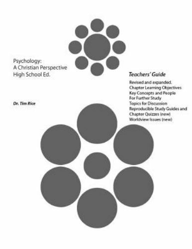 Psychology: A Christian Perspective High School Edition (Teachers‘ Guide) – NEW