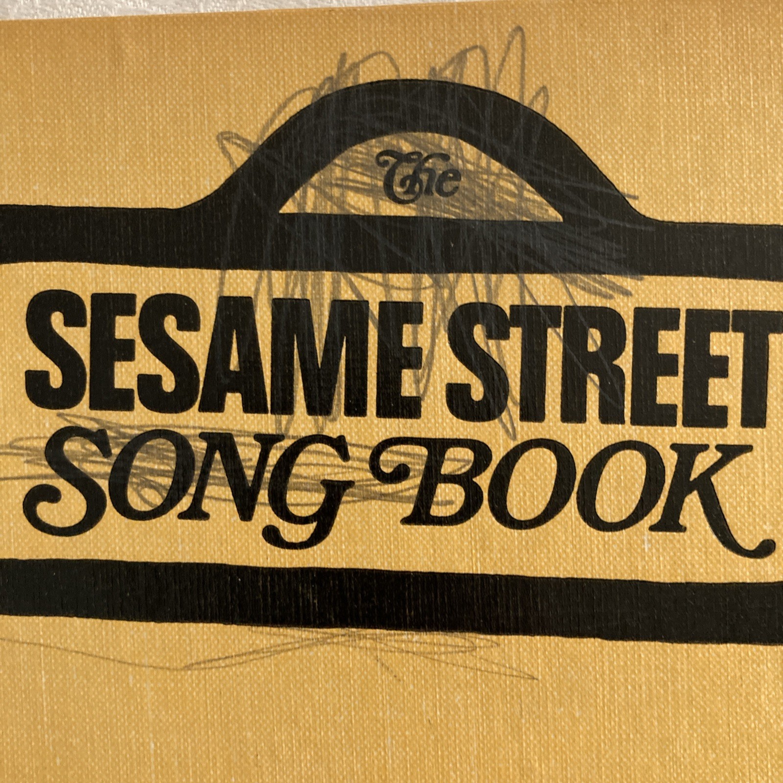 The Sesame Street Song Book Raposo and Moss 1971, Damaged Book Jacket 1st Print