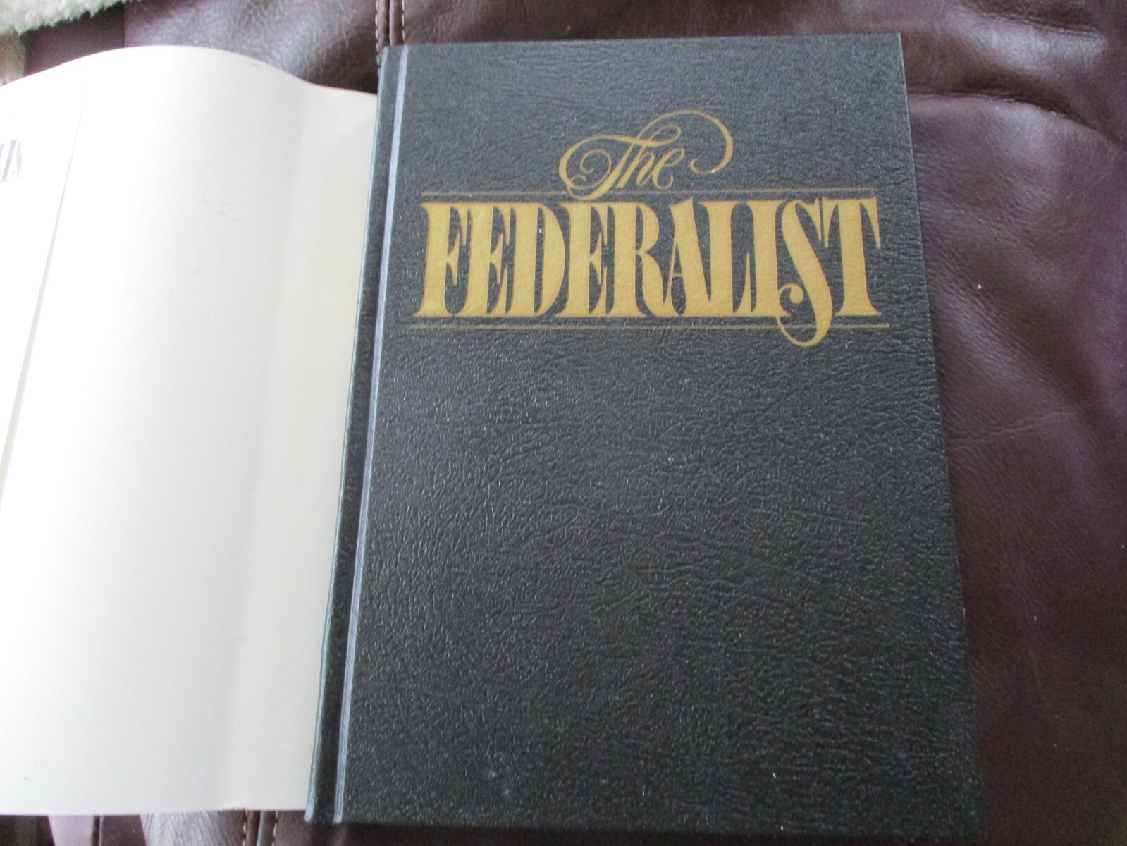 The Federalist – Hamilton Jay Madison – Global Affairs 1987 HB DJ New Unread M3