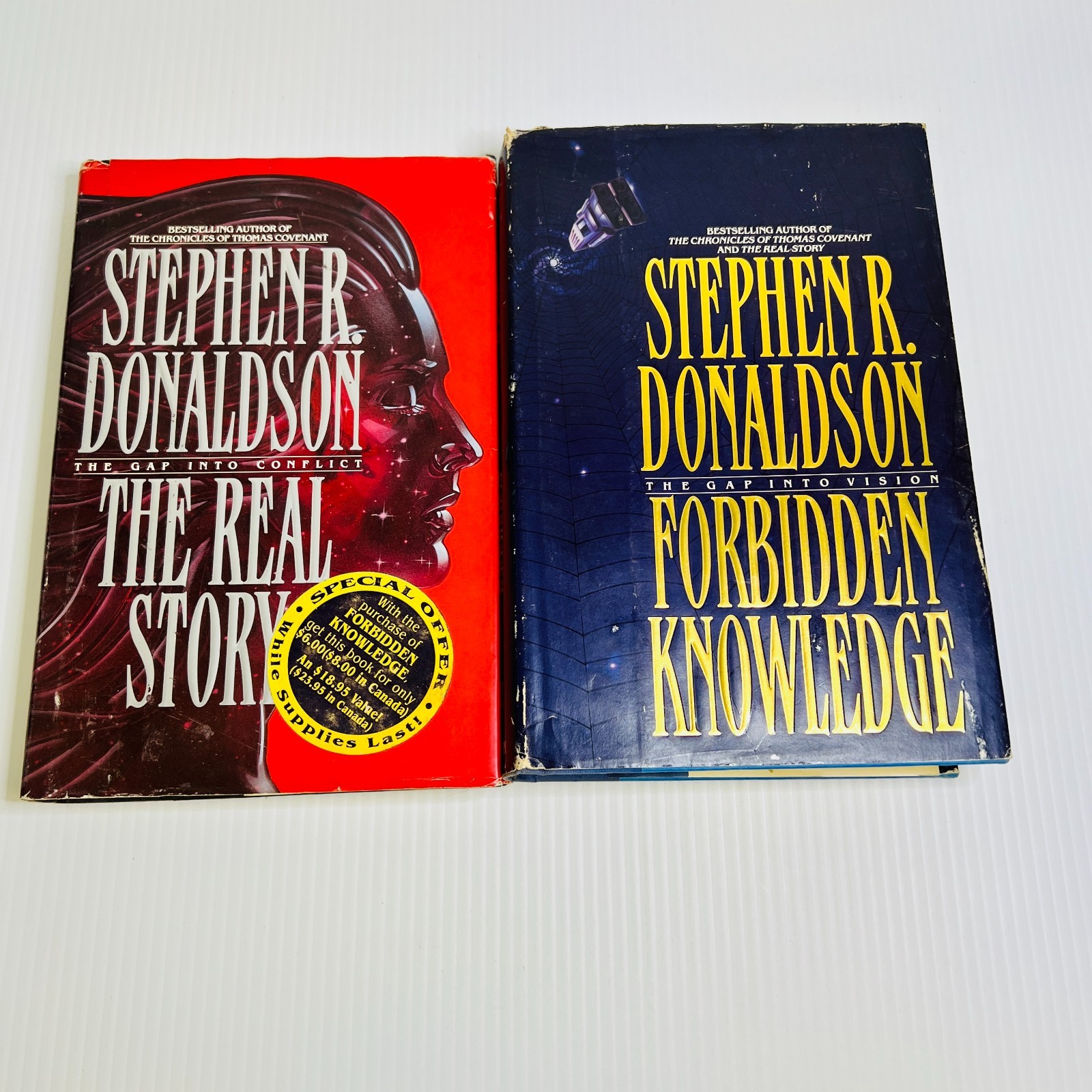 Gap Into Conflict: The Real Story & Gap Into Vision: Forbidden Knowledge 1ST ED