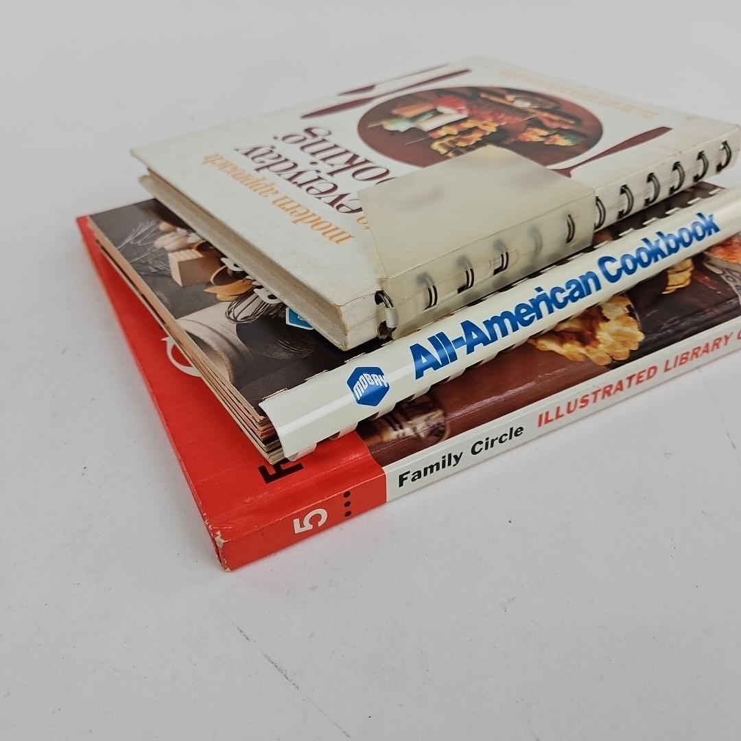 Cookbooks various lot-3, All American Cookbook, Modern Approach Everyday