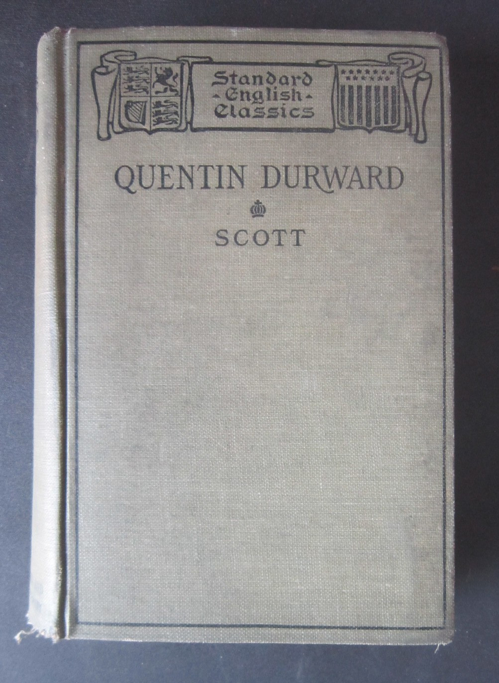 Antique 1906 QUENTIN DURWARD HARDCOVER BOOK Sir Walter Scott 504 pages Ginn & Co