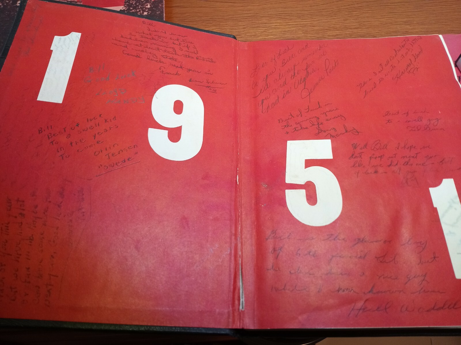 R.A. Long HS Longview WA 3 Lumberjack Yearbooks 1951 52 54 Bill Marlene White