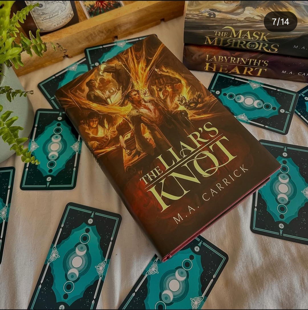 The Broken Binding Mask of Mirrors Set / Rook & Rose By M.A. Carrick – Tier 2