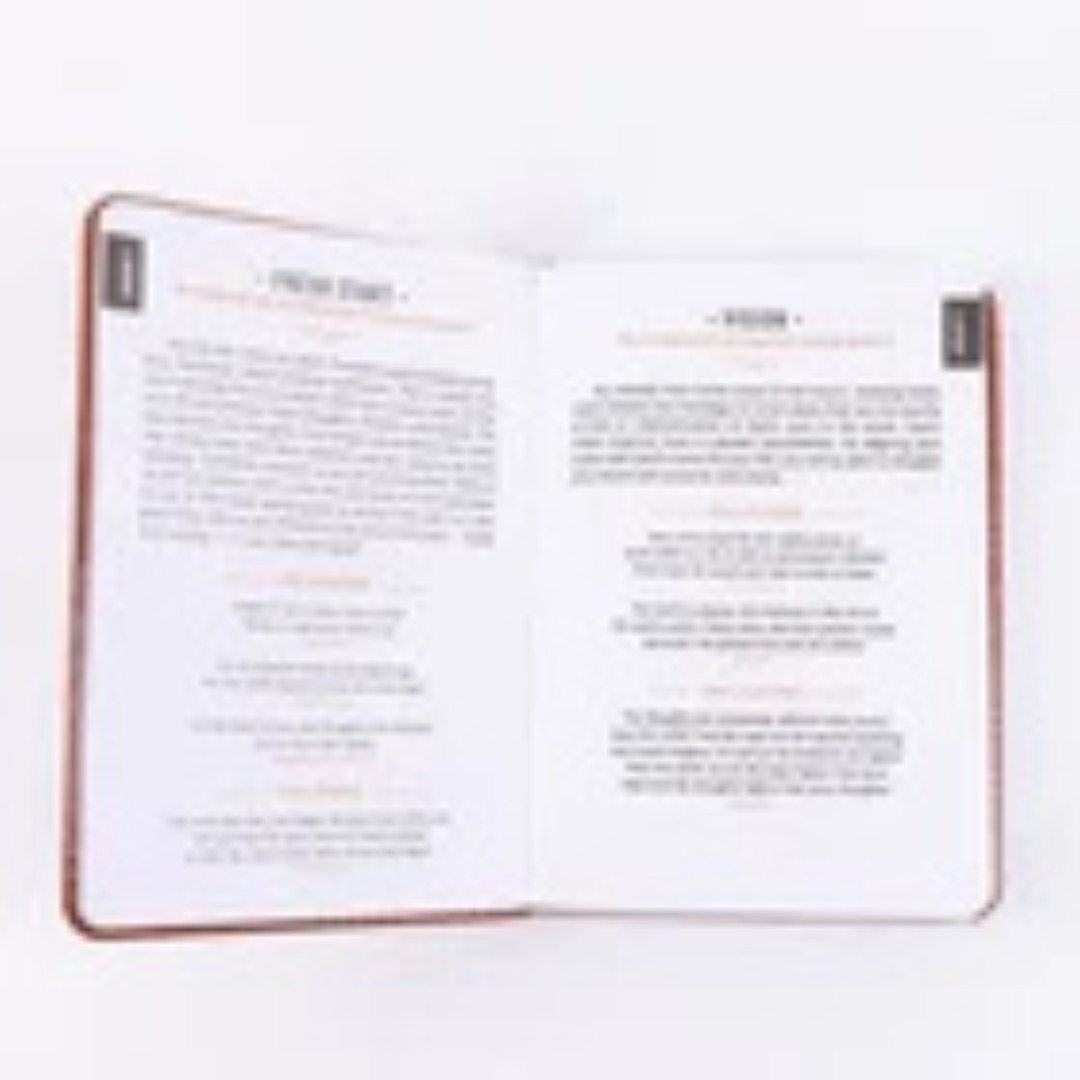 One Minute with God for Men – 365 Devotions (Brown Faux Leather) Fast ship