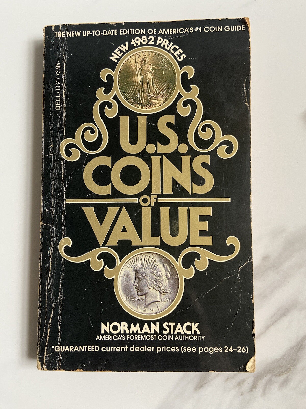 Vintage U.S Coin & Paper Money Catalog Lot 1974 Stack’s Guide Price Guide Pocket