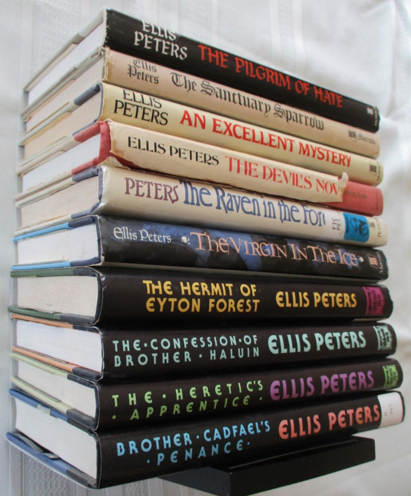 ELLIS PETERS 10 HCDJ Book Lot BROTHER CADFAEL Series Medieval Mystery 5 1st Ed
