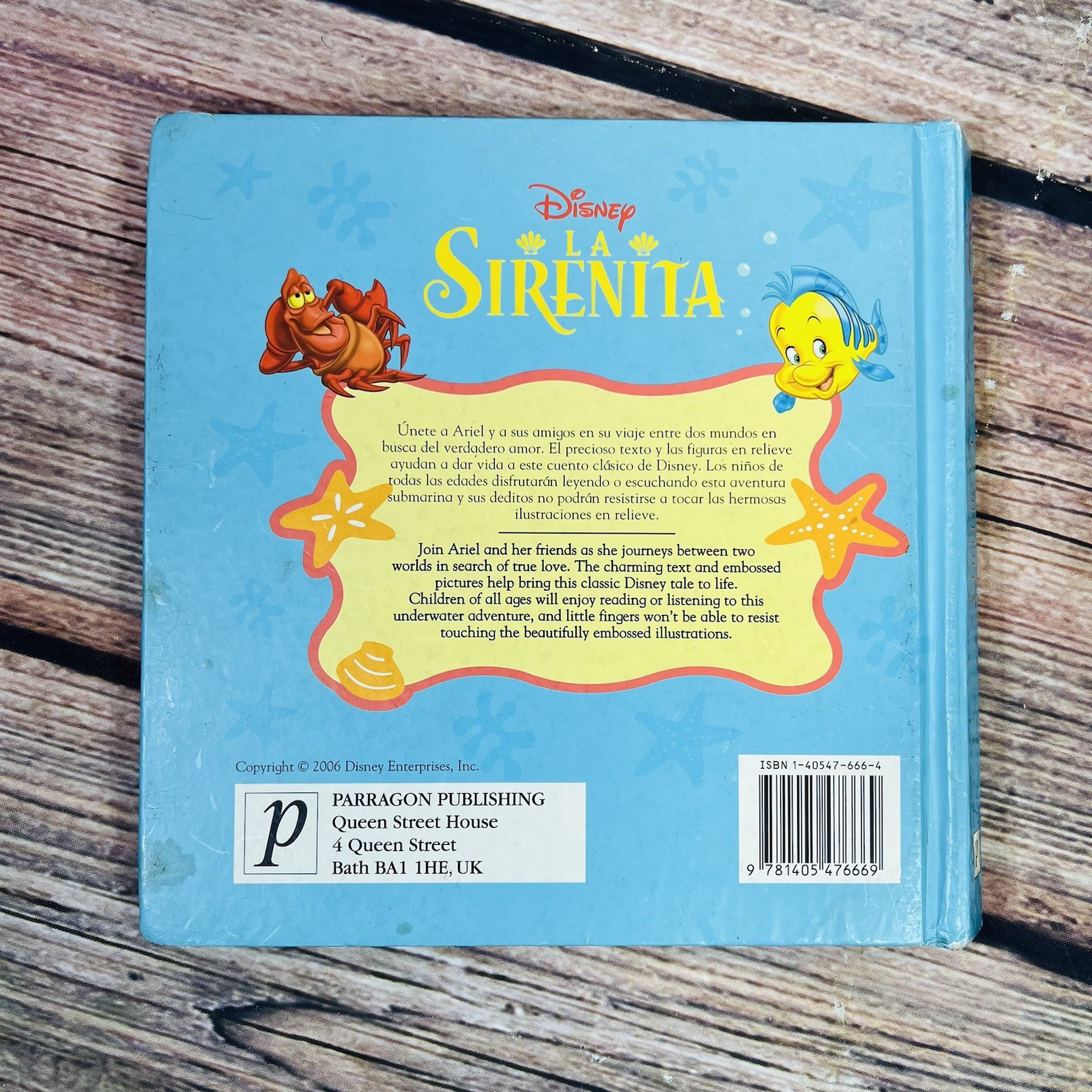 La Sirenita / The Little Mermaid (Libro de Disney en Español & English