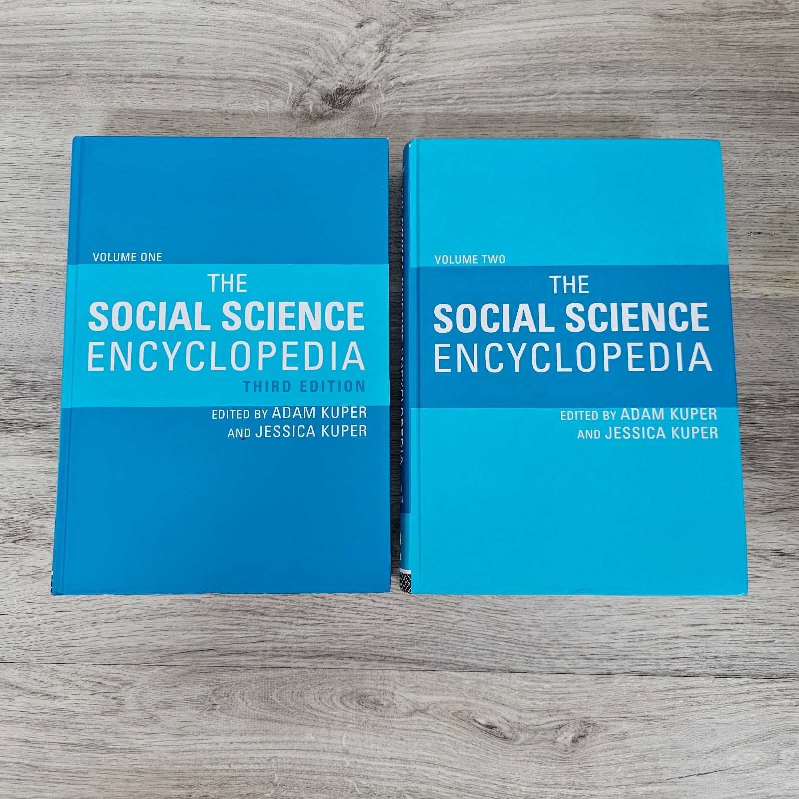 The Social Science Encyclopedia HC Volumes 1 & 2 by Adam & Jessica Kuper