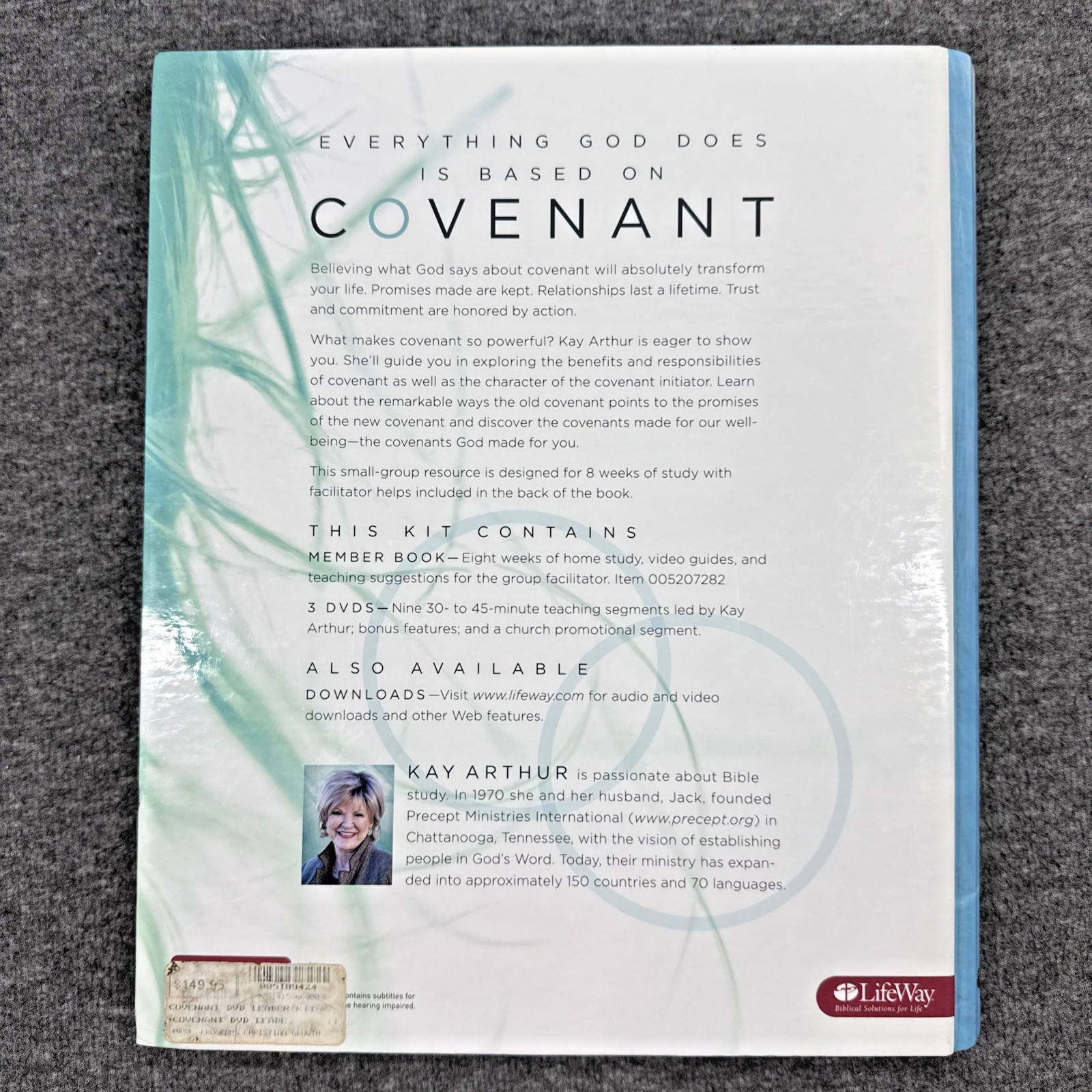 Covenant: Gods Enduring Promises, Kay Arthur, 3-Disc DVD & Study Guide Set w/Box