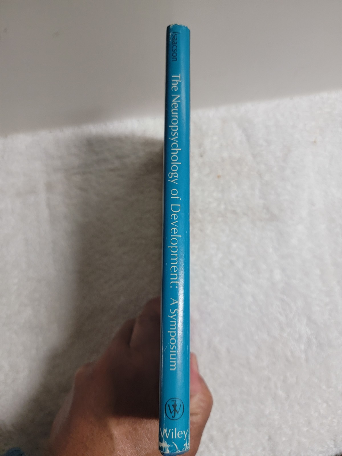 Neuropsychology of Development: A Symposium, Isaacson, Robert L., 1968 LIKE NEW!