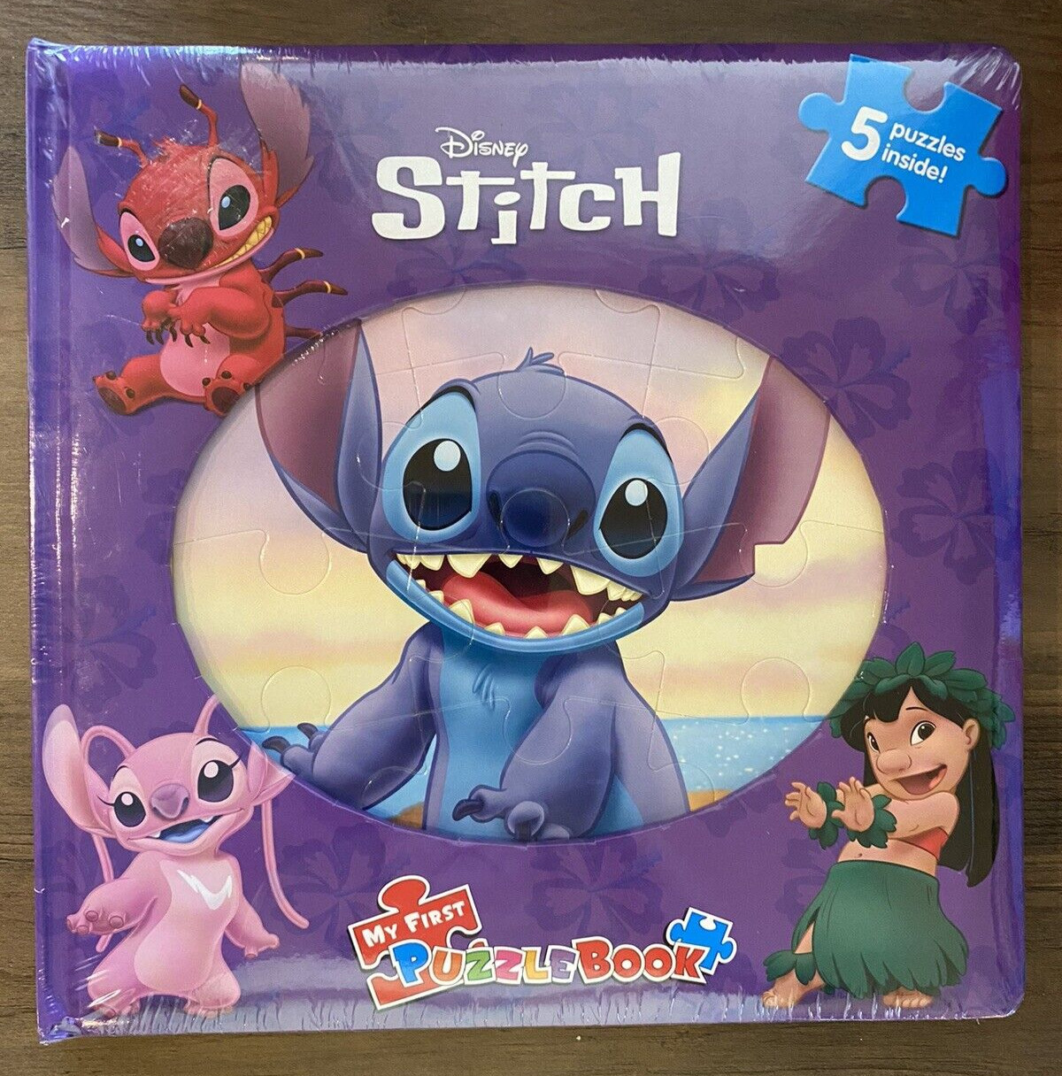 NEW Disney LILO & STITCH Angel My First Puzzle Book 5 PUZZLES READ ACTIVITY