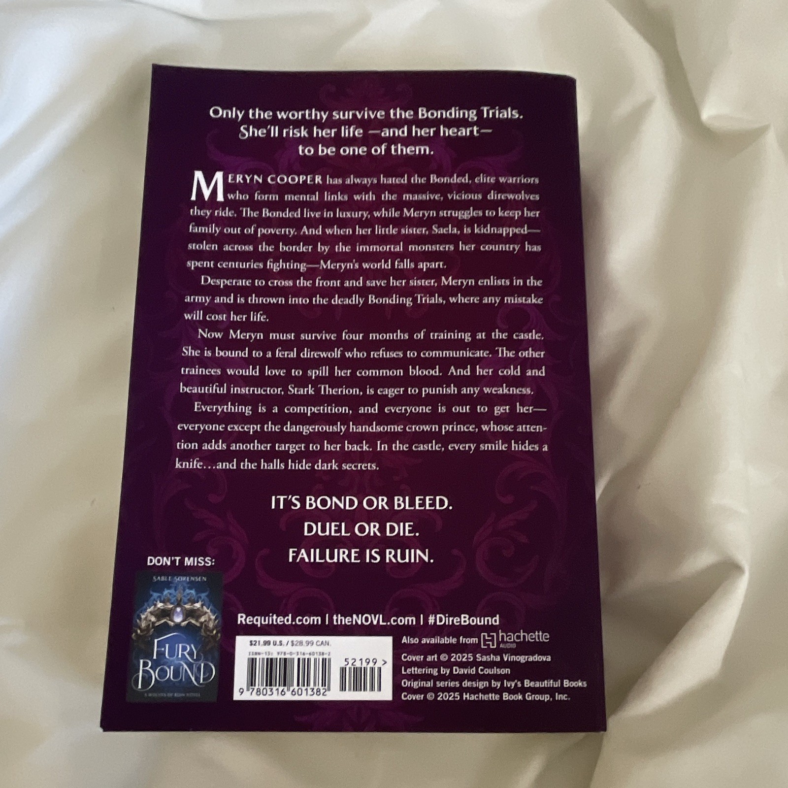 Dire Bound (The Wolves of Ruin) by Sable Sorensen Paperback, Illustrated