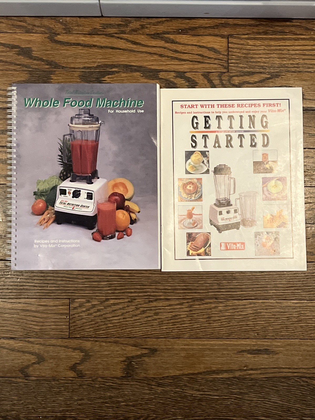 VITA-MIX Recipes and Instructions For Household Use Book Guide Lot of 2