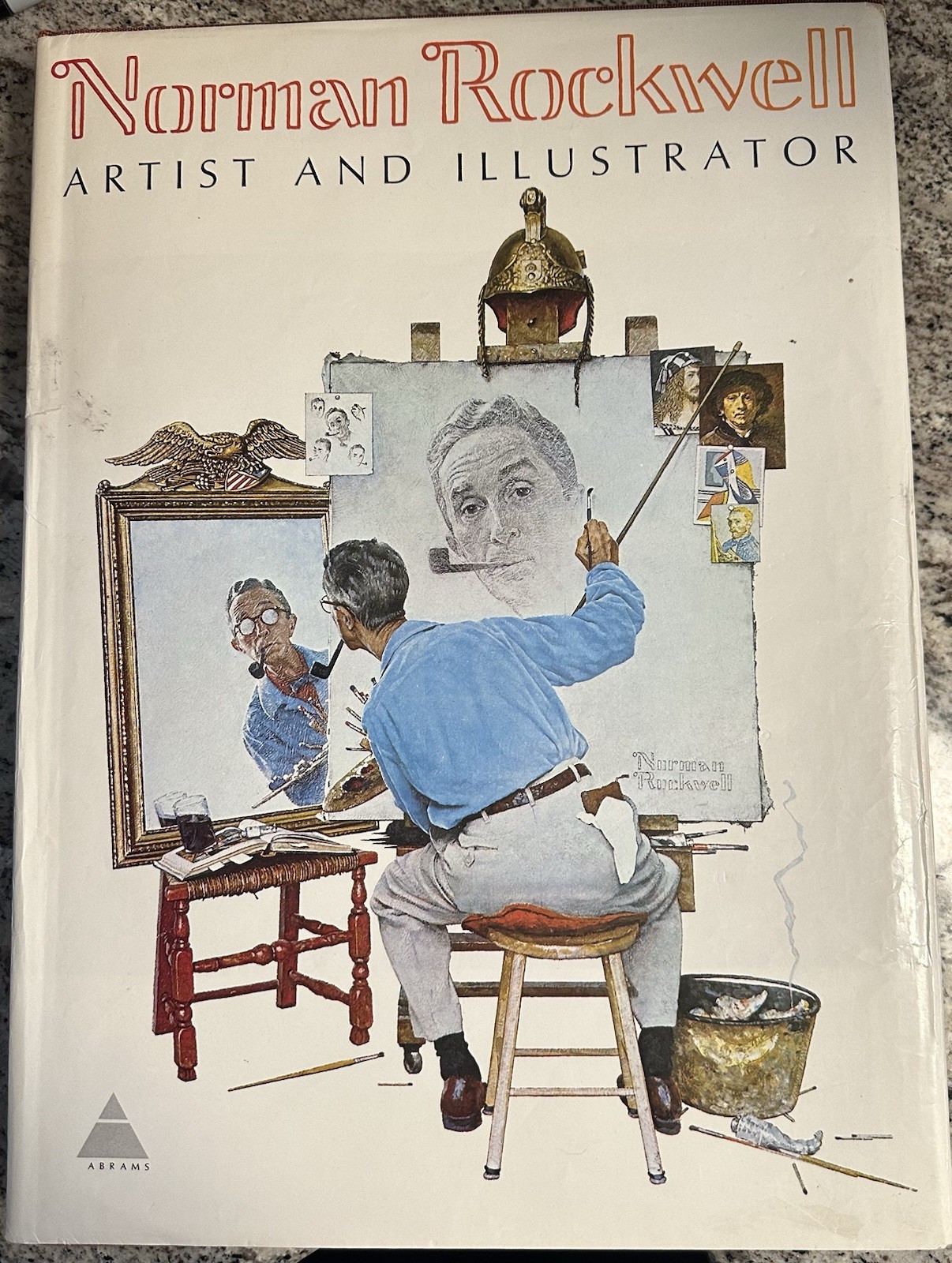 Norman Rockwell Artist and Illustrator 1970 Giant Coffee Table Book 17.5″ Abrams