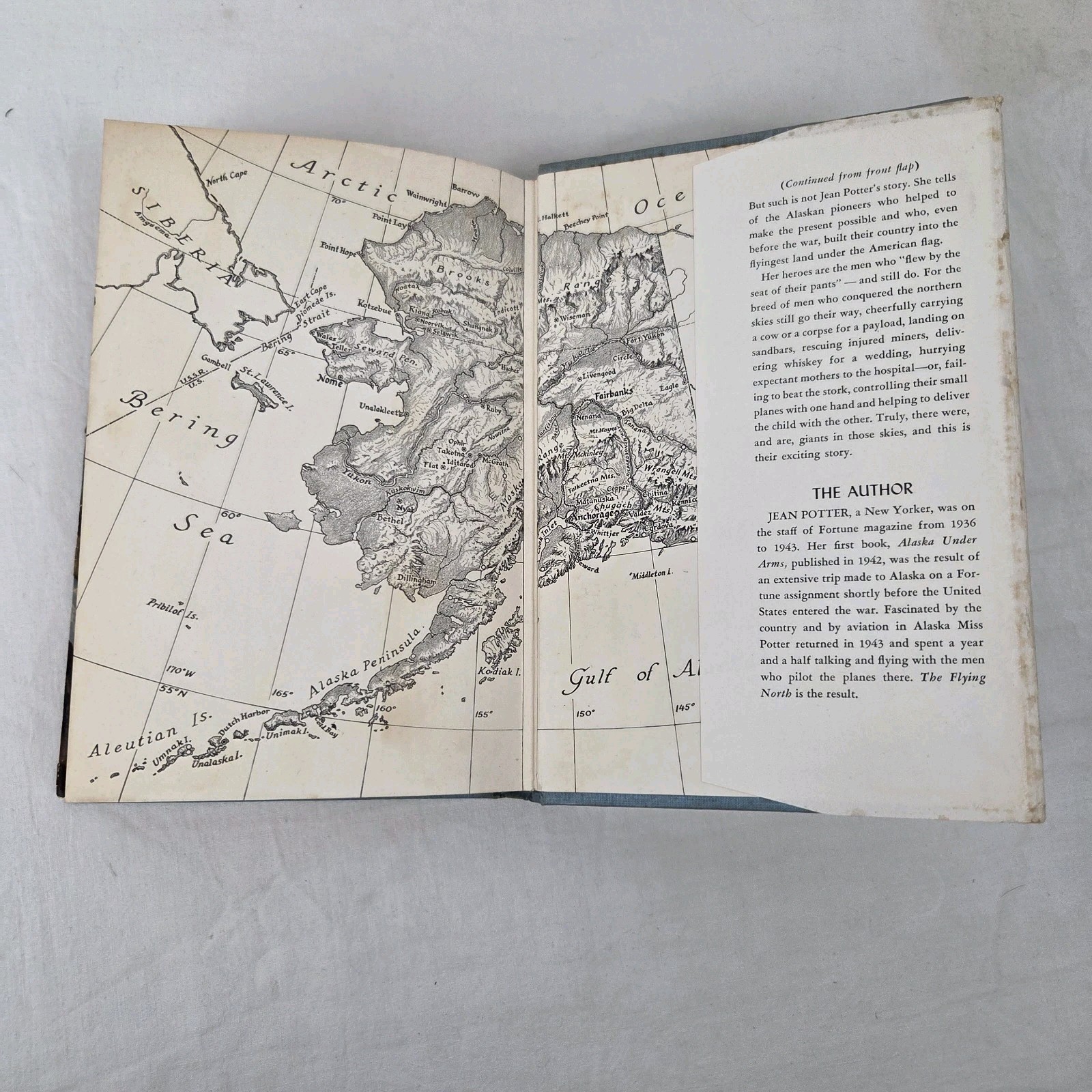 The Flying North by Jean Potter Macmillan Company First Printing 1947 Hardcover