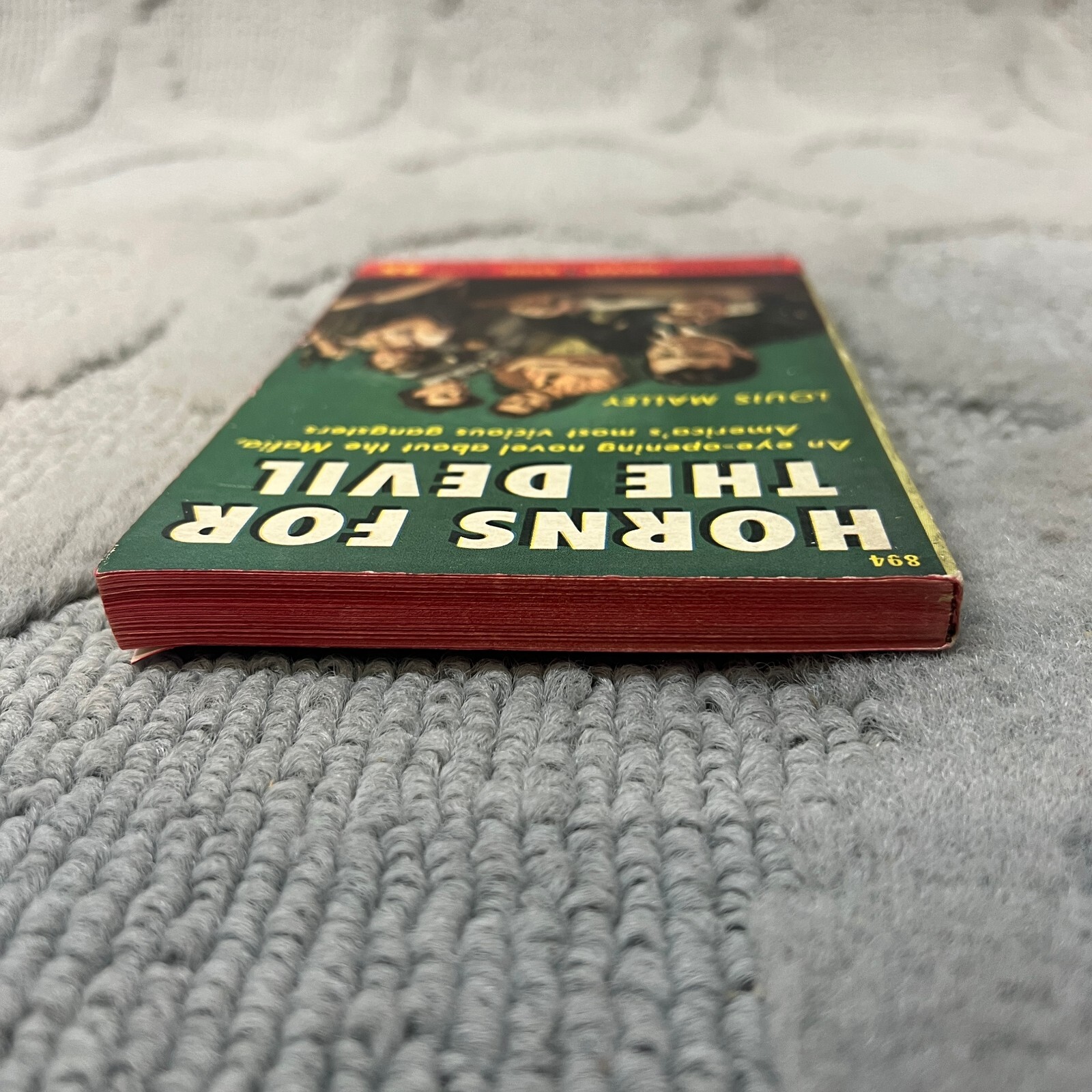 Horns For The Devil Mystery Paperback Book by Louis Malley Pocket Books 1952
