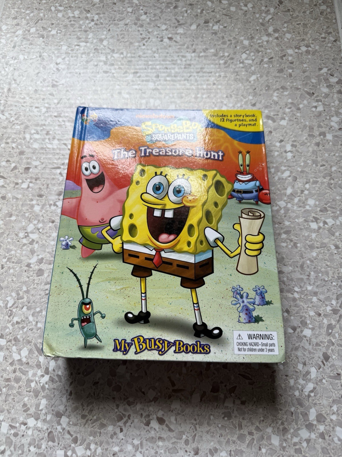 My Busy Books Nickelodeon Spongebob SquarePants w/Play mat AS SHOWN HTF