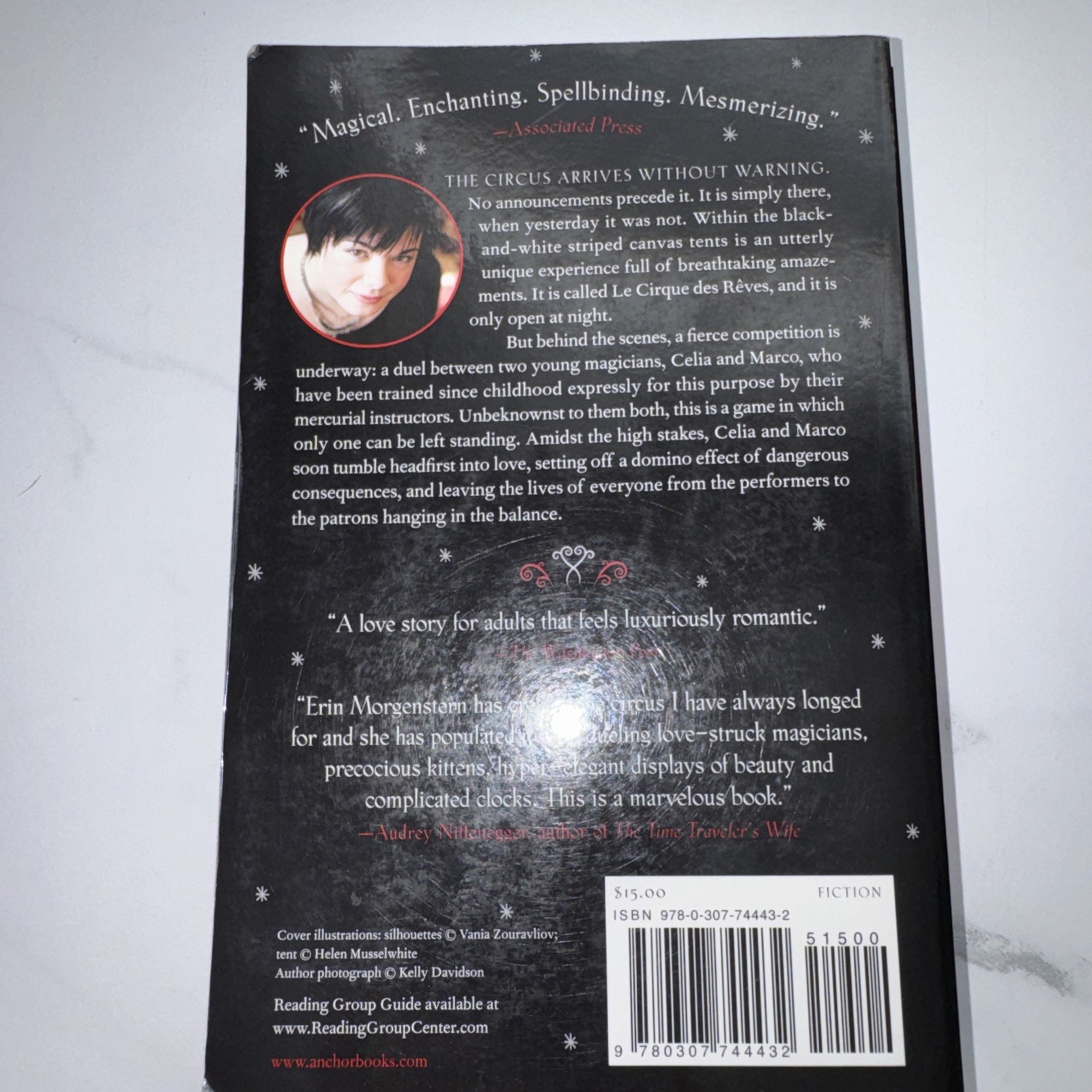 Night Circus : A Novel by Erin Morgenstern (2012, Trade Paperback)
