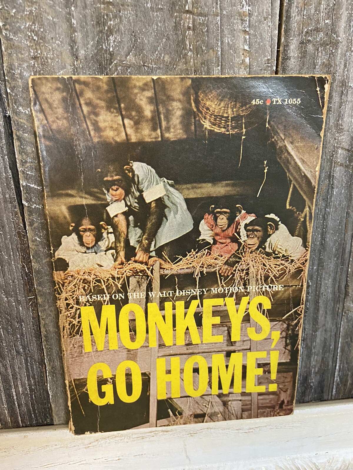 Monkeys, Go Home! by Mel Cebulash Paperback, 1967 Scholastic Walt Disney