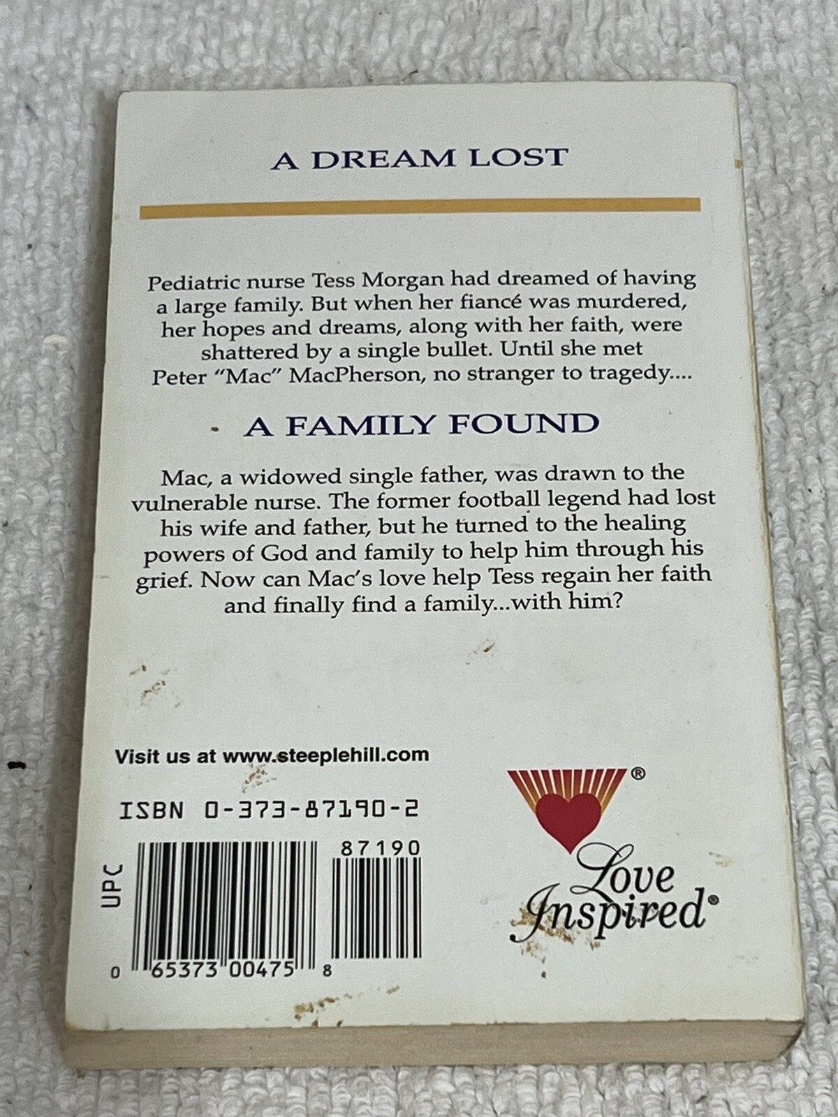 Steeple Hill Love Inspired Series Lot 4 Paperback Books
