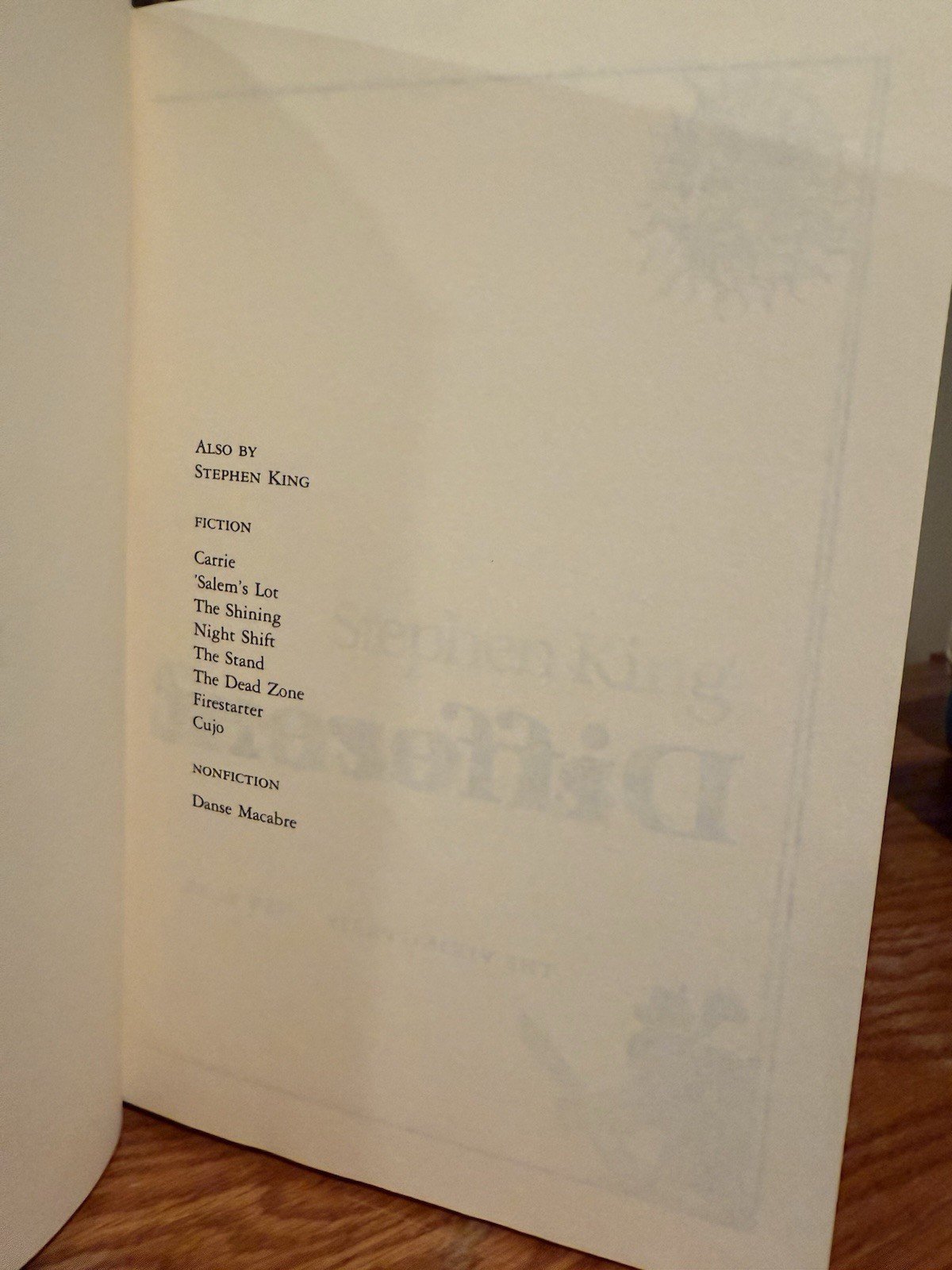 Stephen King Different Seasons 1982 Book Club Edition HC W/Dj Viking Press Book