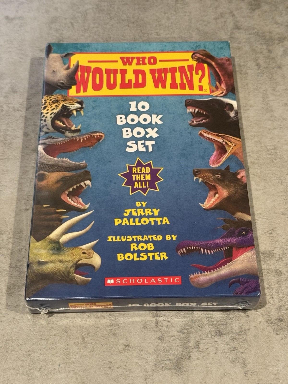 Who Would Win? 10 Book Box Set Jerry Pallotta Scholastic Ages 6-9 NEW