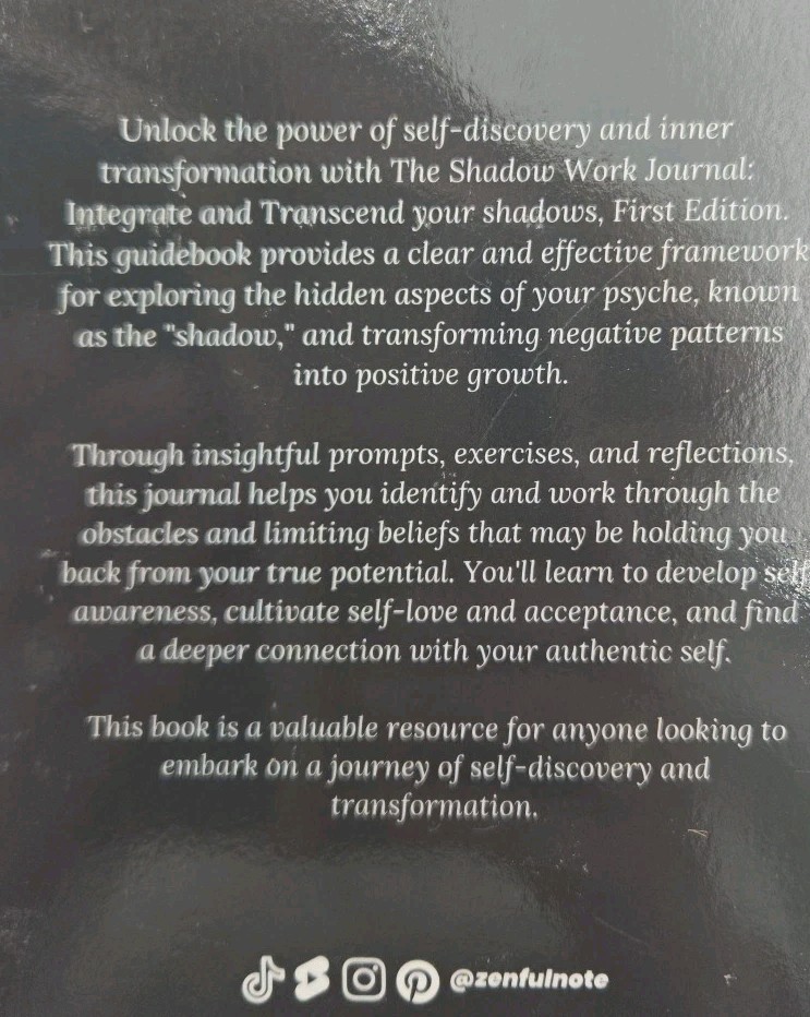 The Shadow Work Journal A Guide to Integrate and Transcend NEW Set Of Seven NEW