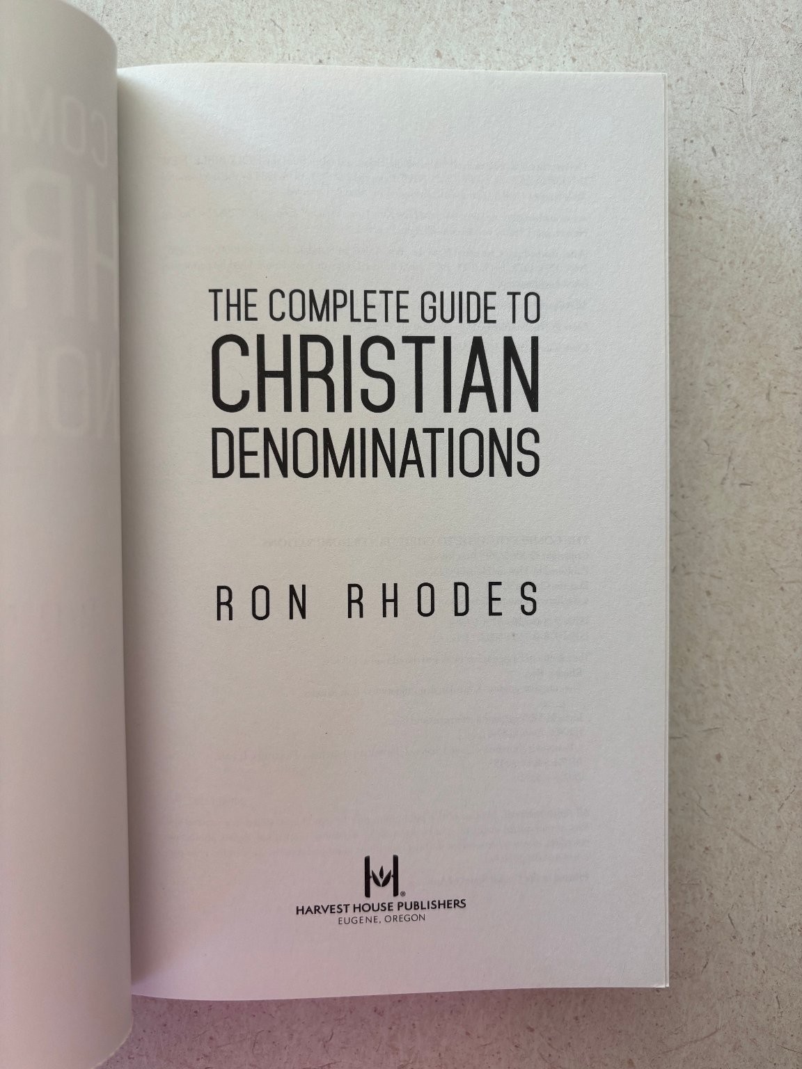Complete Guide to Christian Denominations Ron Rhodes 2015 Updated Expanded