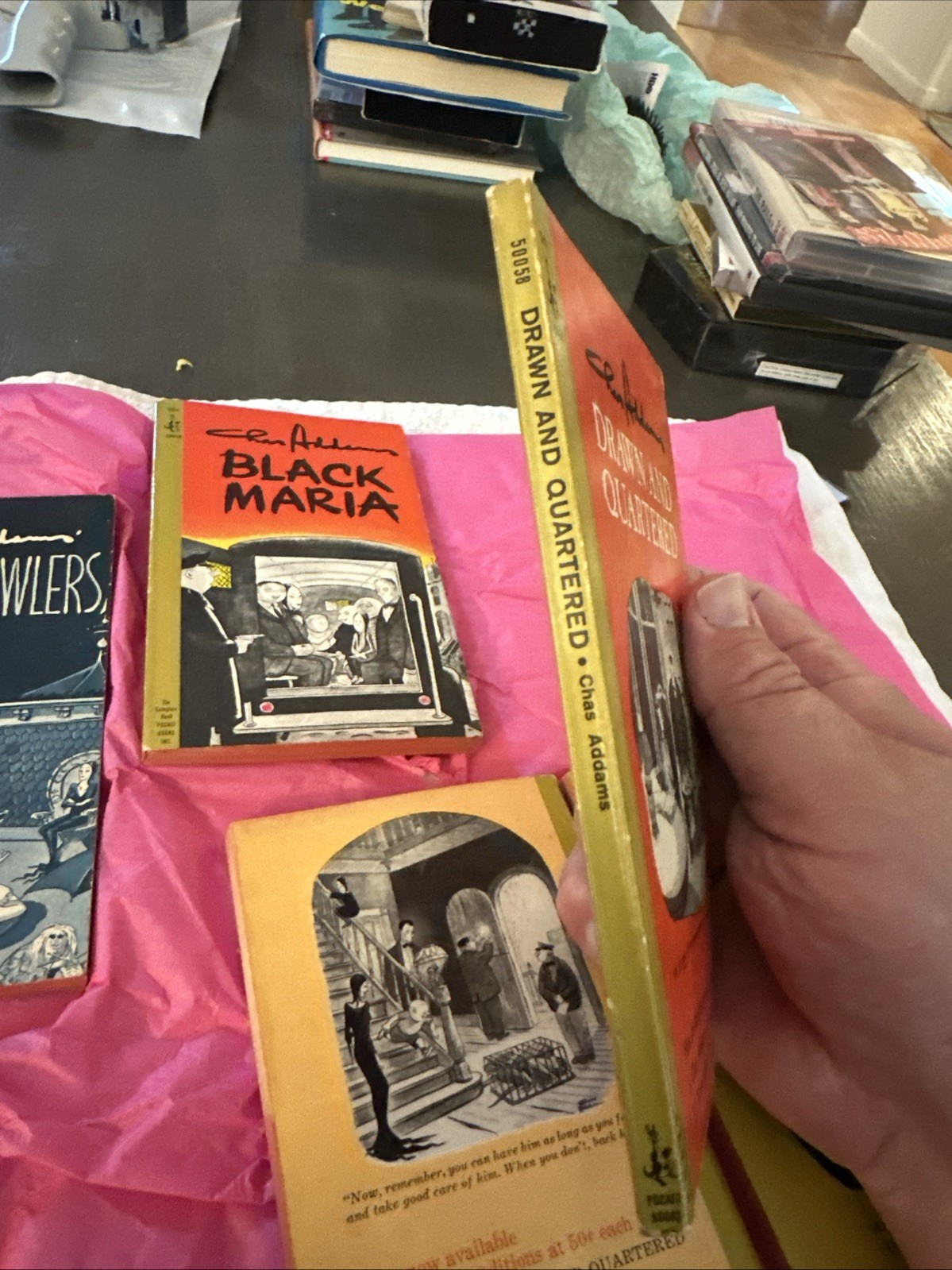 Lot Of 5 Vintage Addams Family Paperback Books Original Pocket Books Wednesday