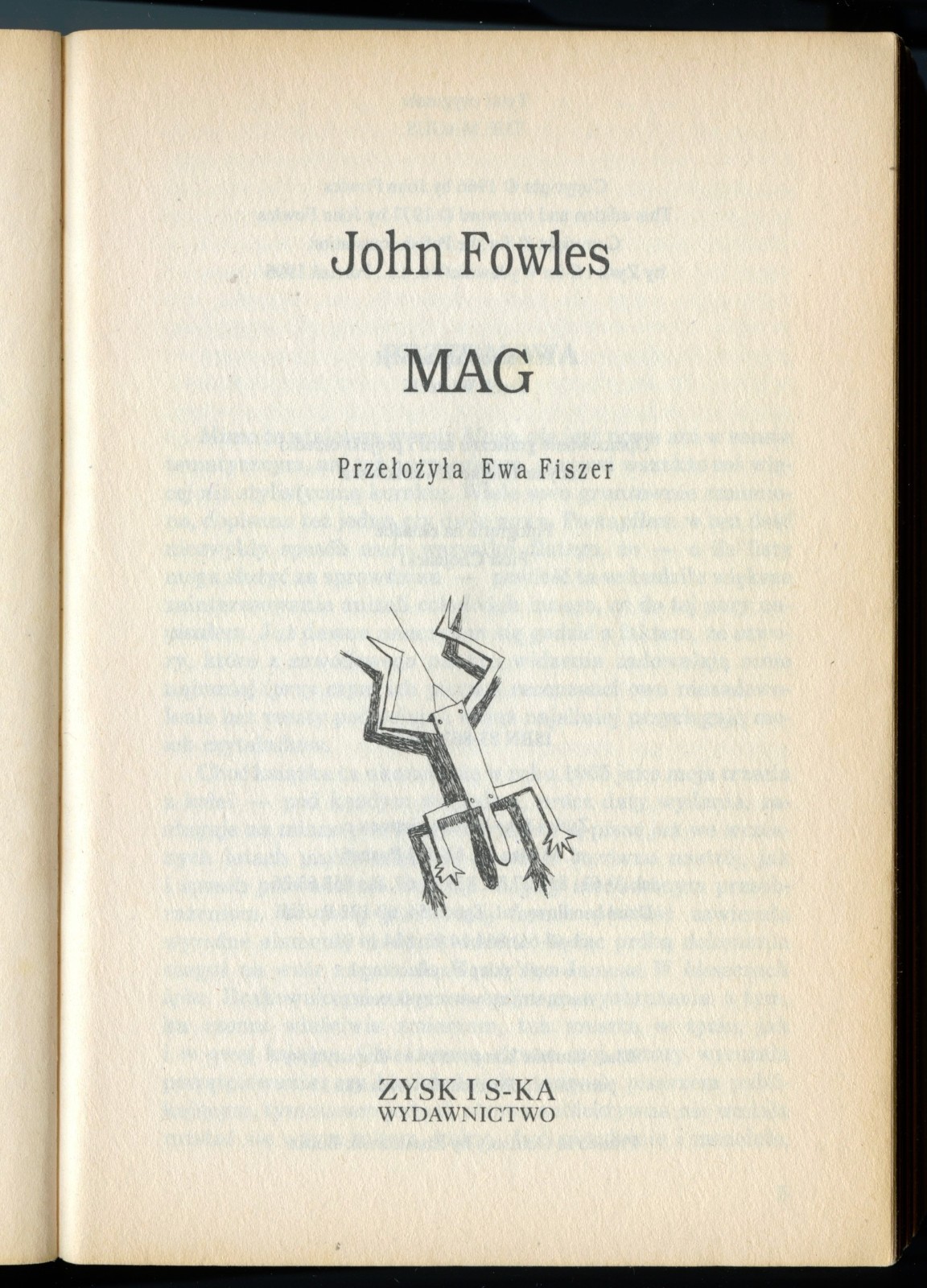 MAG – John Fowles, Polish Military Book 1977 Edit. 768 pages Good-VG Condition