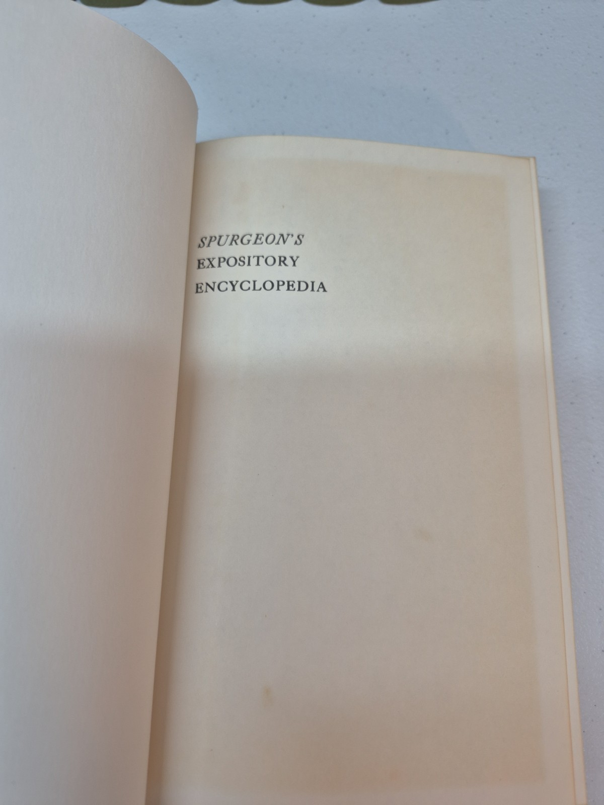Spurgeon’s Expository Encyclopedia Complete 15 Volume Set Reference Green HC EUC