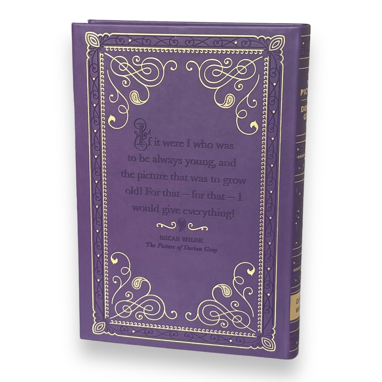THE PICTURE OF DORIAN GRAY by Oscar Wilde Flexi Bound Faux Leather Deluxe Book