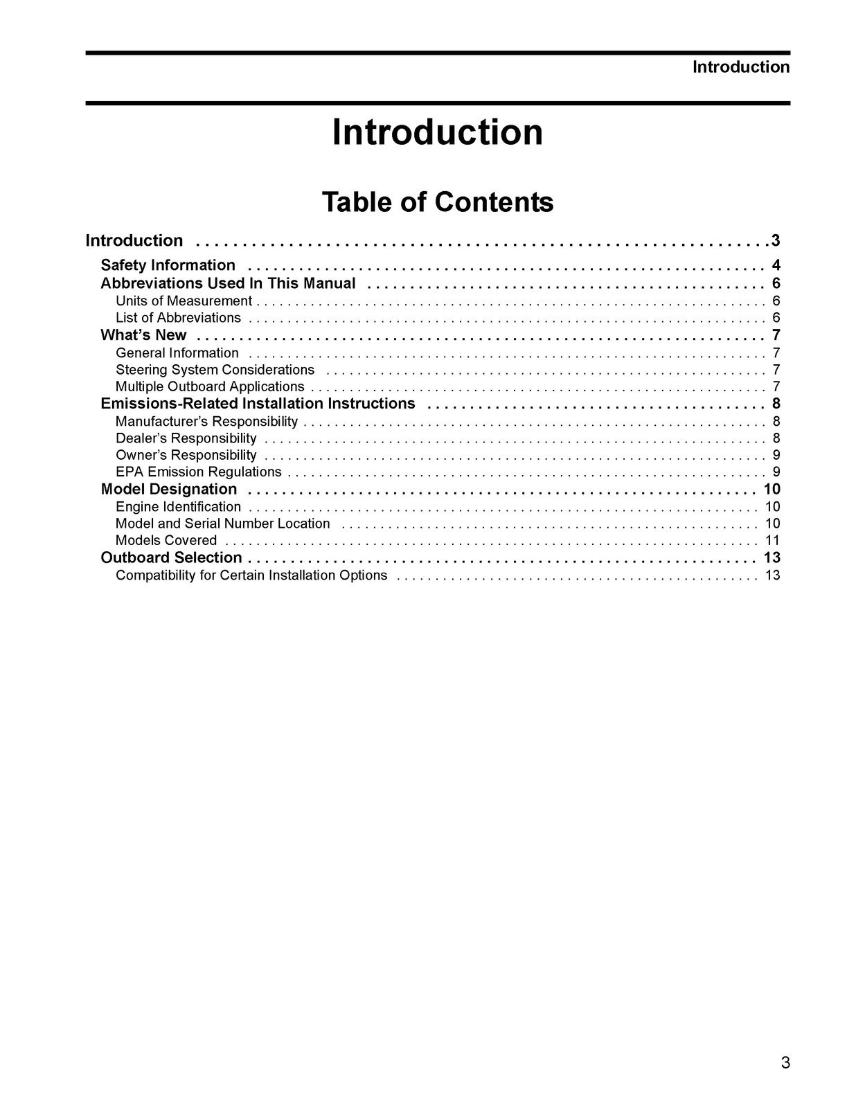 EVINRUDE ETEC GT150-300 Installation Manual BINDER – FRONT & BACK – XL FOLDOUTS