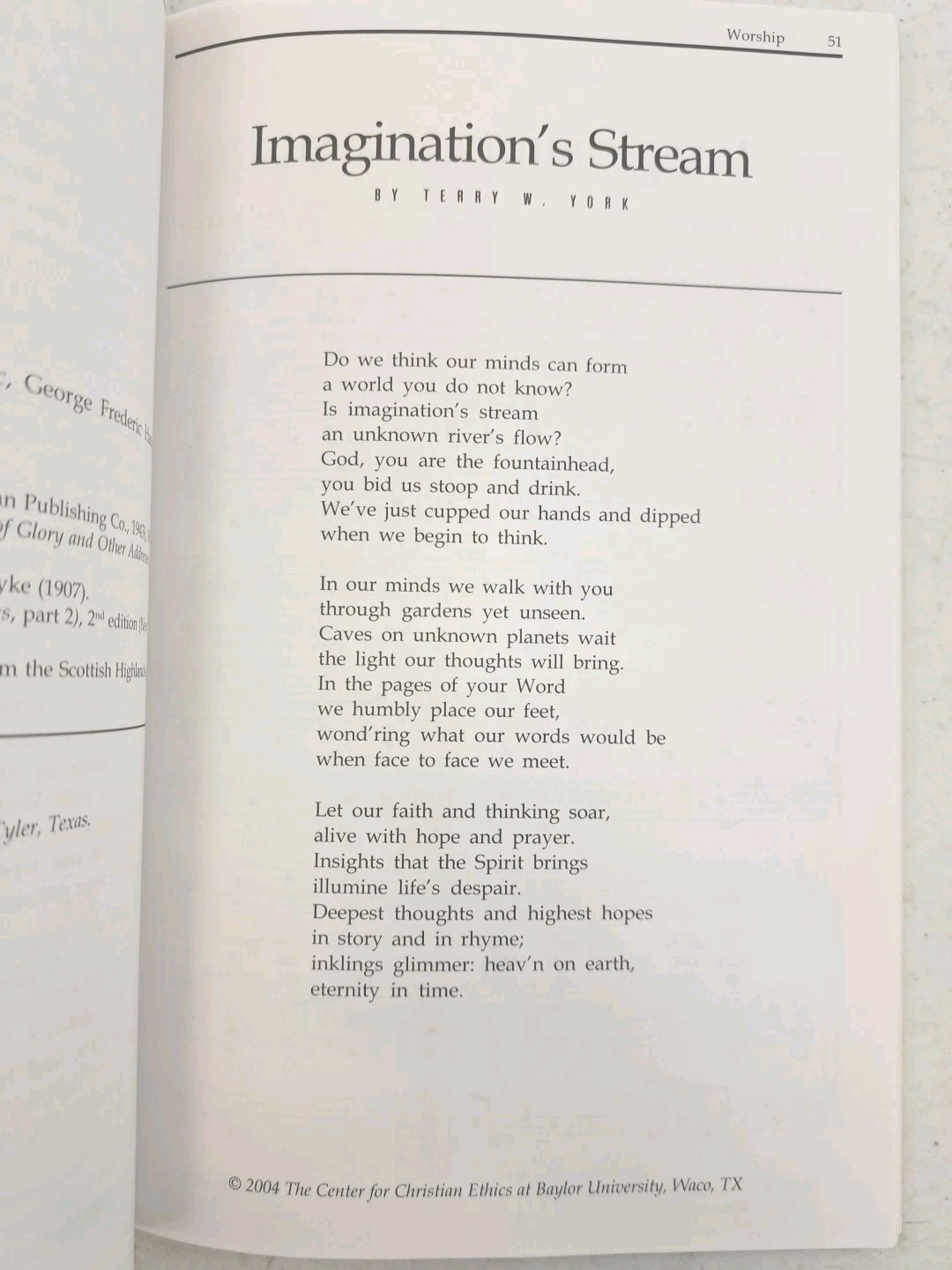 Inklings of Glory-Christian Reflection-2004 Baylor University-Tolkien