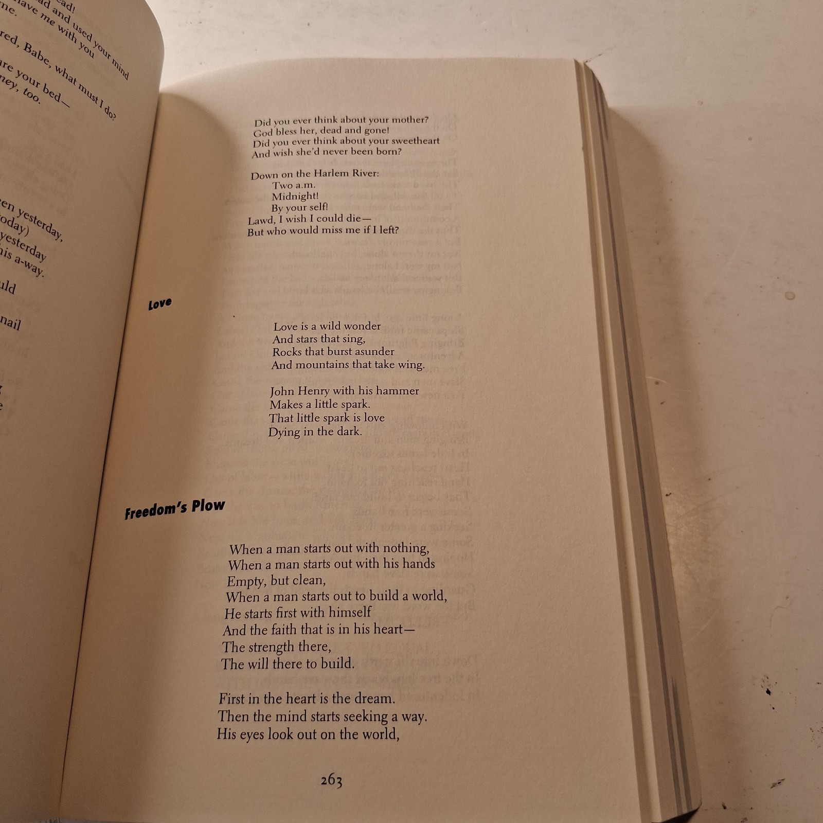 The Collected Poems of Langston Hughes (Vintage Classics, 1994) Hardcover SIGNED