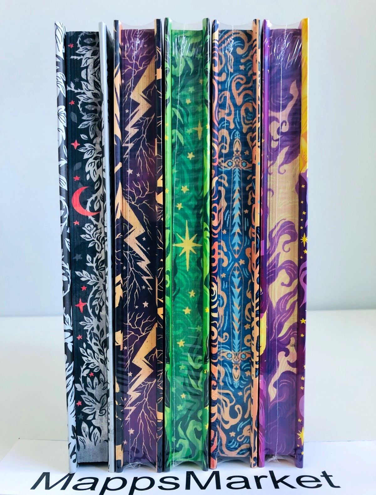 Shadows and Crowns 1-5 SIGNED by S.M. Gaither BOOKS FOR DAYS + Overlays & Extras